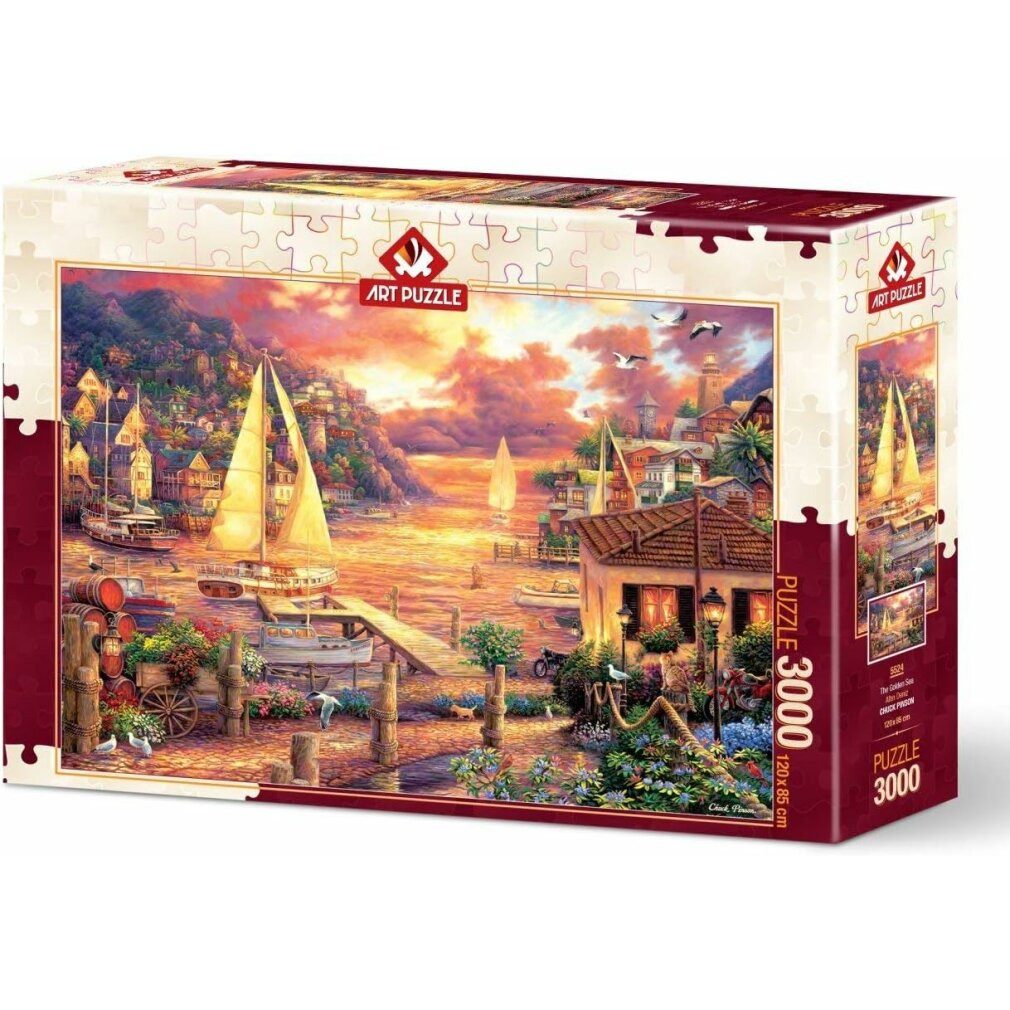 ART PUZZLE Puzzle Puzzle Goldenes Meer 3000 Teile, Puzzleteile
