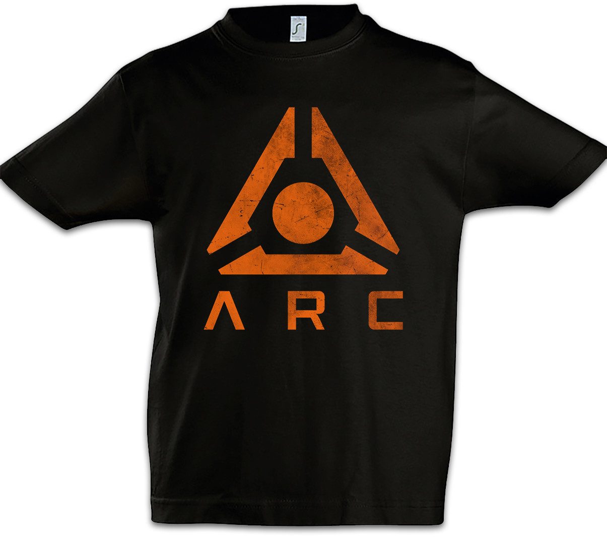 Print-Shirt ARC Logo Kinder T-Shirt Symbol Cacodemon Doom Gaming Shooter Armored