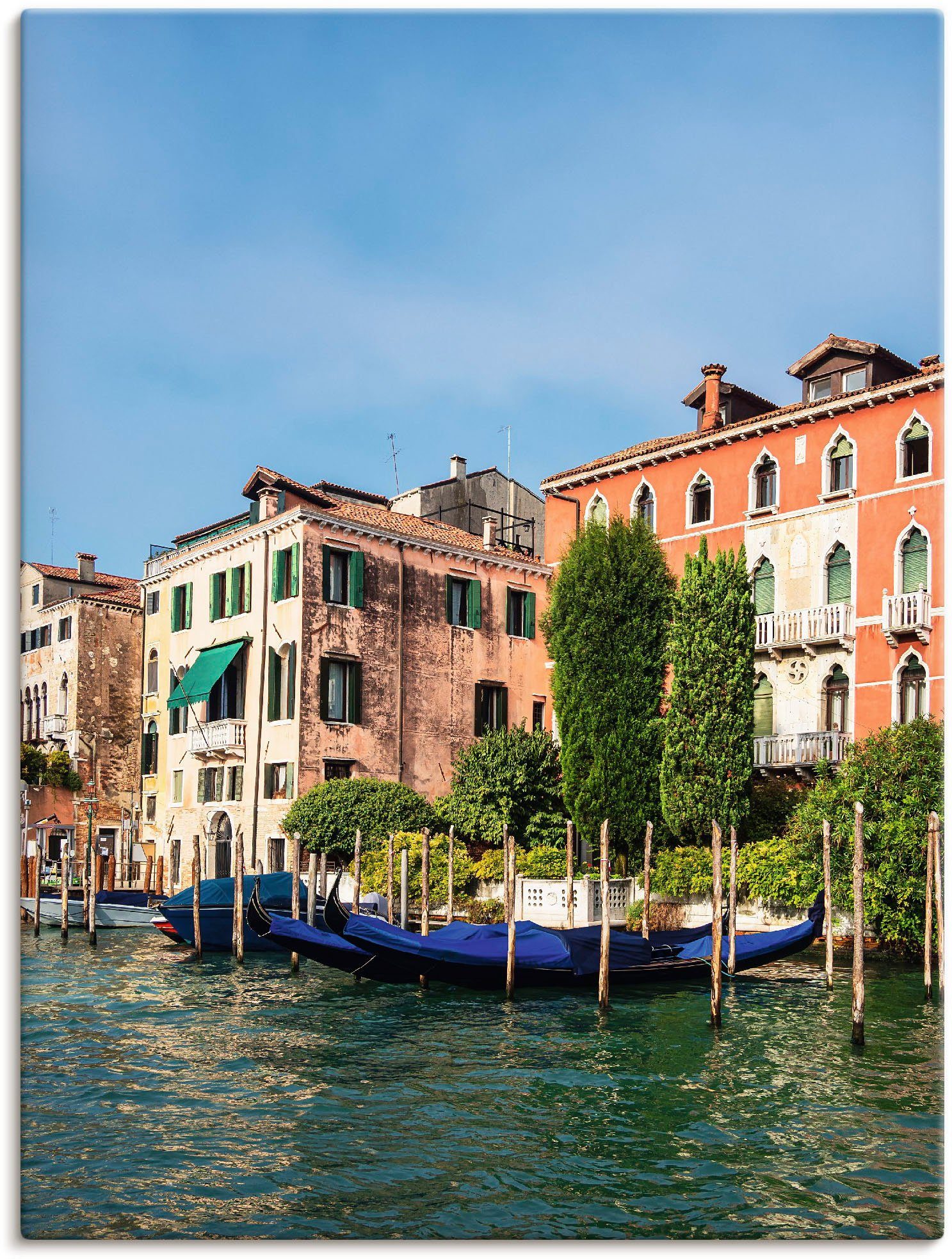 Artland Wandbild »Blick auf historische Gebäude Venedig«, Venedig (1 Stück), in vielen Größen & Produktarten - Alubild / Outdoorbild für den Außenbereich, Leinwandbild, Poster, Wandaufkleber / Wandtattoo auch für Badezimmer geeignet-Otto