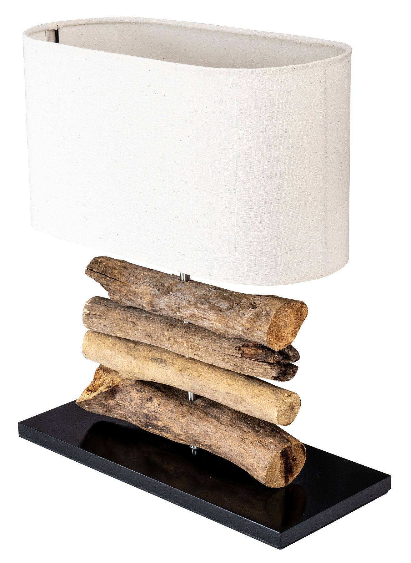 Levandeo® Nachttischlampe, Tischlampe aus Treibholz H42cm günstig online kaufen