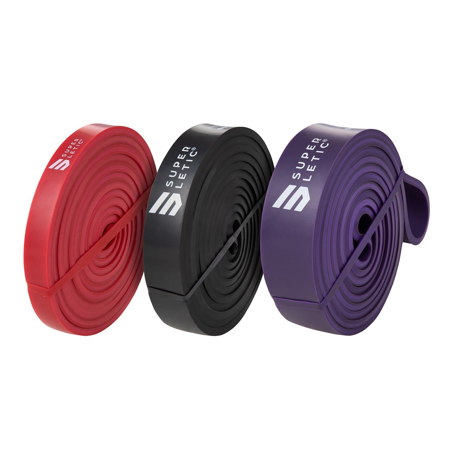Capital Sports Trainingsbänder Uros Powerbands 3er-Set Fitnessband Loop 100 % Latex Multicolor