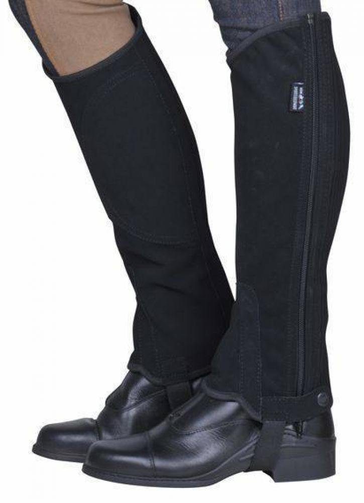 HKM HKM Reitletten aus Nubukimitat mit Elastikeinsatz Reitstiefel