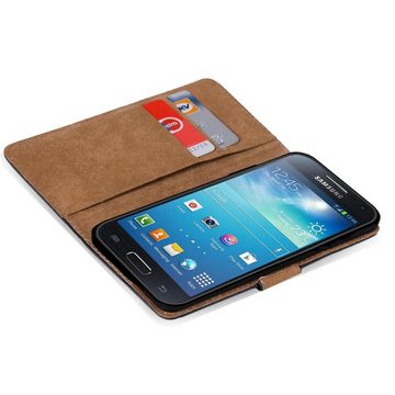 CoolGadget Handyhülle Book Case Handy Tasche für Samsung Galaxy S4 Mini 4,2 Zoll, Hülle Klapphülle Flip Cover für Samsung S4 Mini Schutzhülle stoßfest