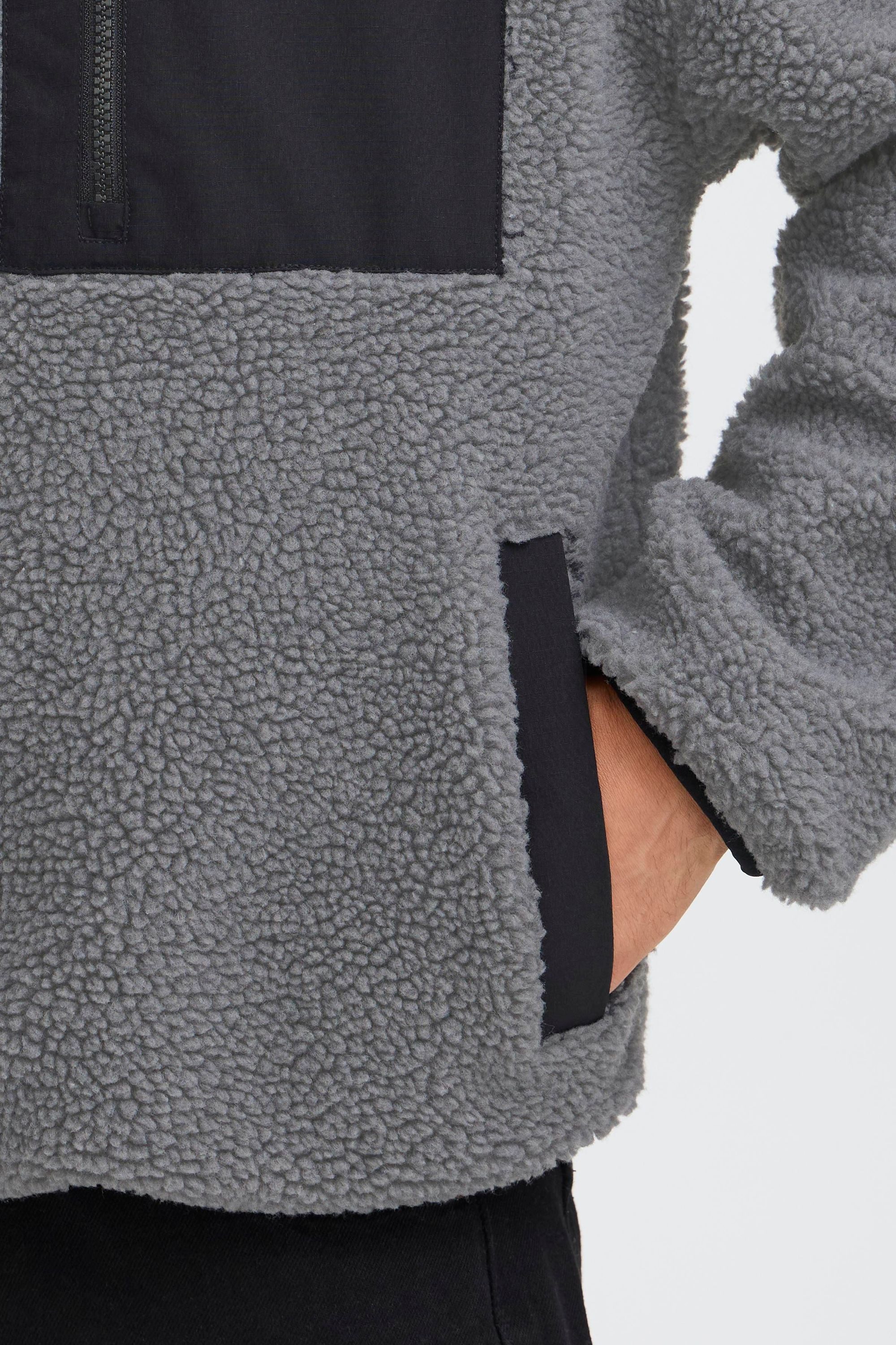 !Solid Plüschjacke SDMcwain Gemütliche Plüschjacke mit Brusttasche