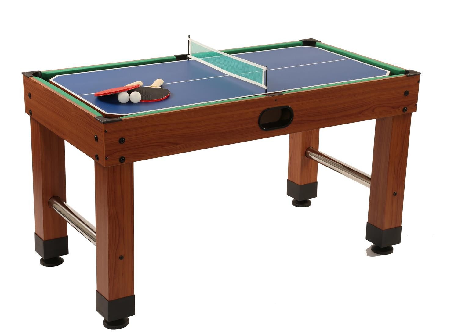 Bandito Kickertisch Bandito Tischkicker Multigame 9in1, 140 x 129 x 90 cm, Tischkicker Kickertisch