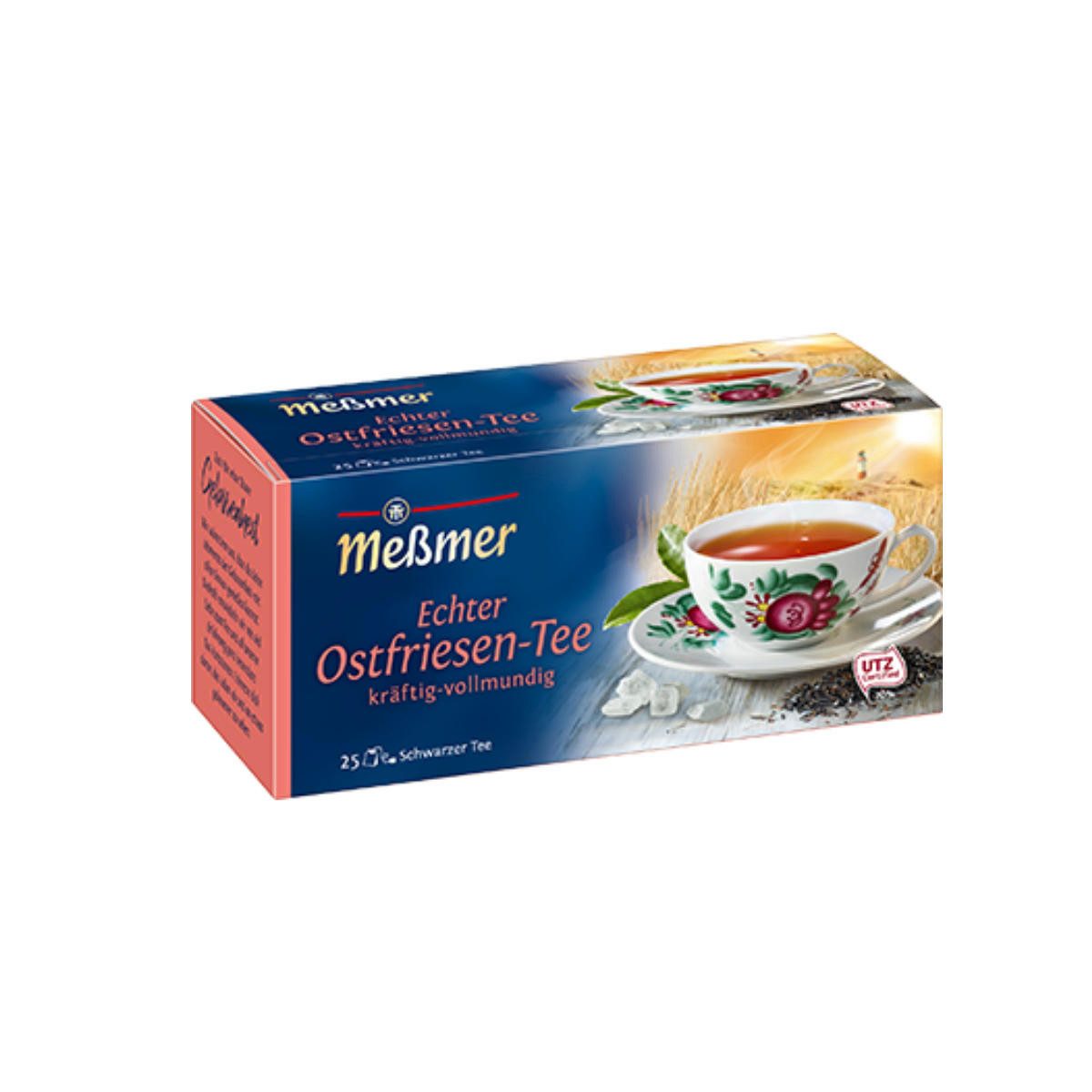 Meßmer Tee, Meßmer echter Ostfriesen Tee kräftig und vollmundig 25 Teebeutel