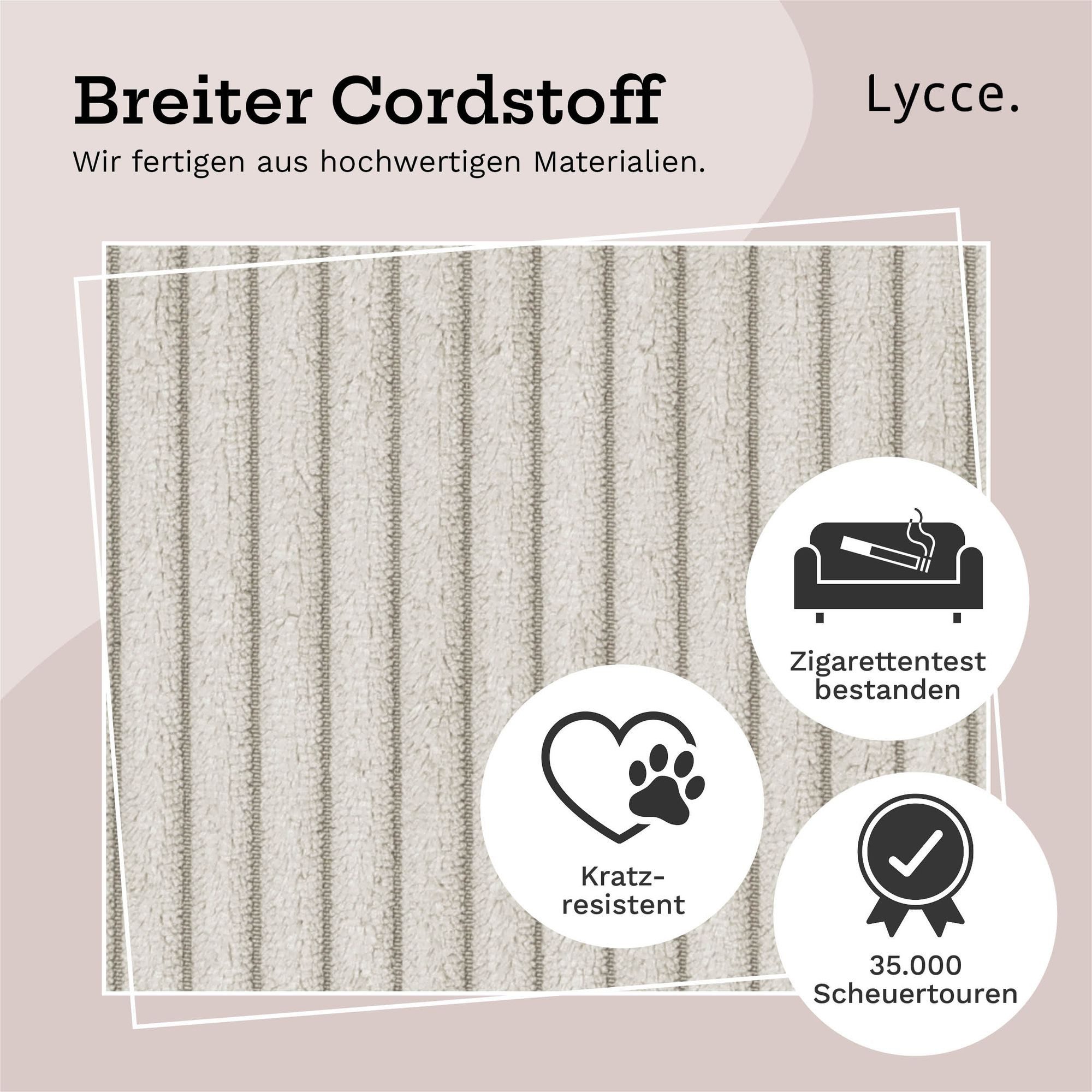 Lycce Wäschekorb Lycce Wäschekorb Cord – faltbar, waschbar & perfekt für Nischen – Bild 5 von 5
