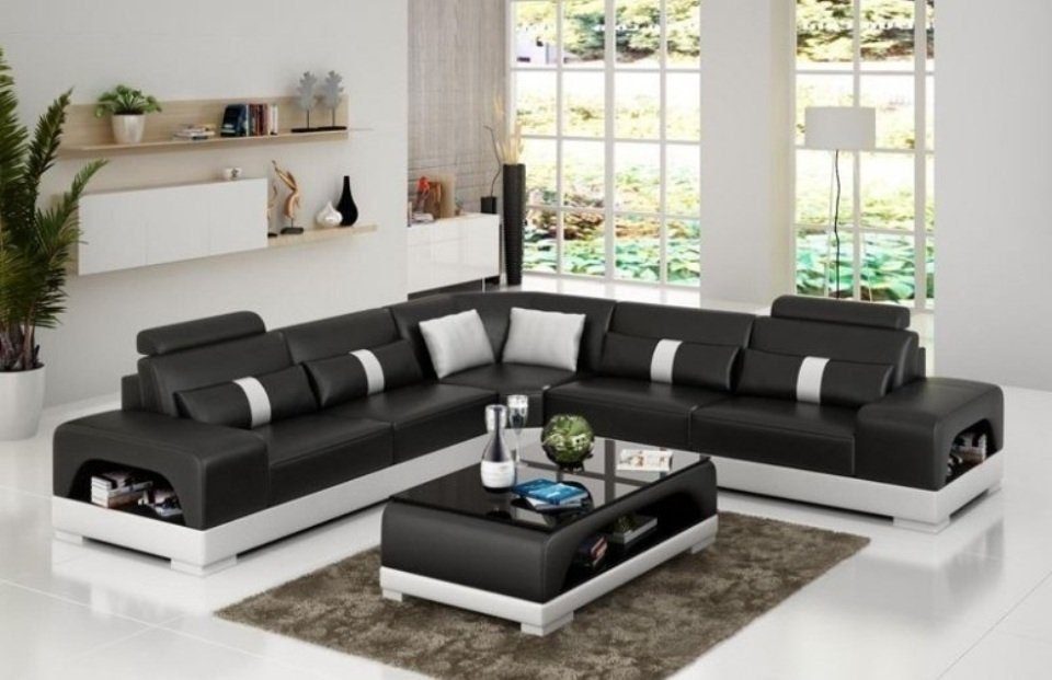 JVmoebel Ecksofa, Moderne Eckgarnitur Ecksofa Eckcouch Wohnlandschaft L Form XXL Sofa