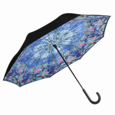 Goebel Upside Down Regenschirm Upside-Down Schirm Claude Monet - Seerosen