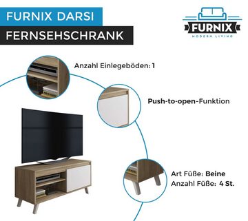 Furnix TV-Schrank DARSI Lowboard Fernsehschrank Kommode 100 oder 140 cm breit Wahl skandinavisches Design