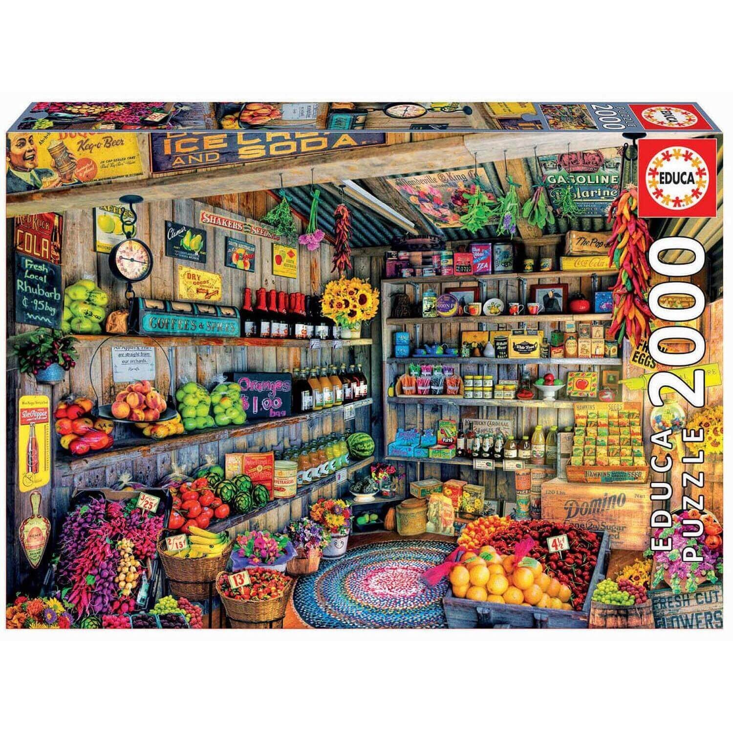 Educa Puzzle Einkaufsladen, 2000 Puzzleteile
