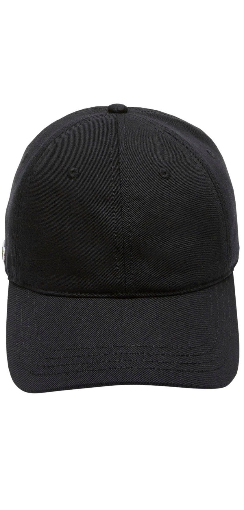 Baseball Klemmverschluss Lacoste black mit Cap