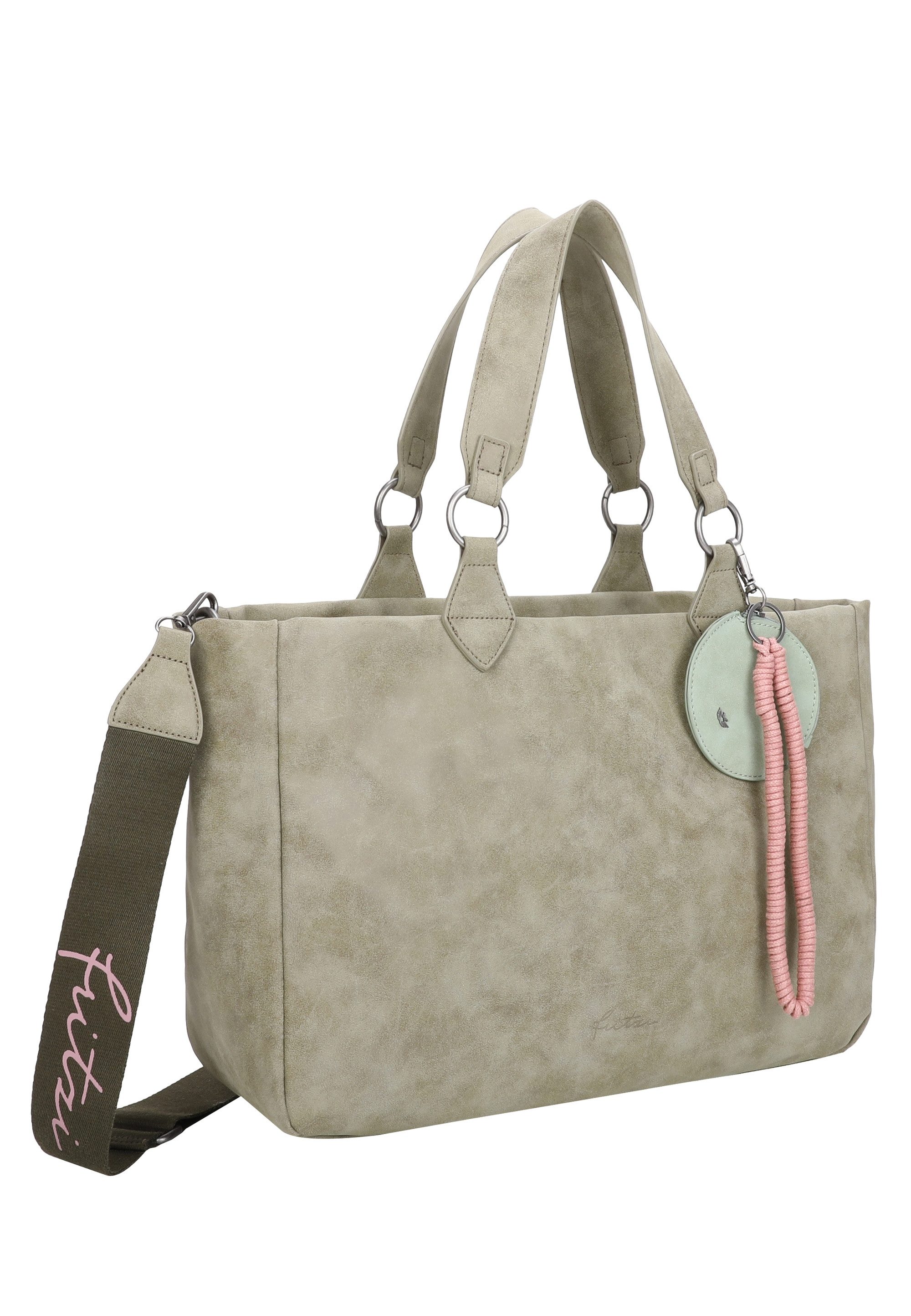 Fritzi aus Preußen Henkeltasche Izzy Vintage, mit Taschen-Anhänger und Schlüsselschlange