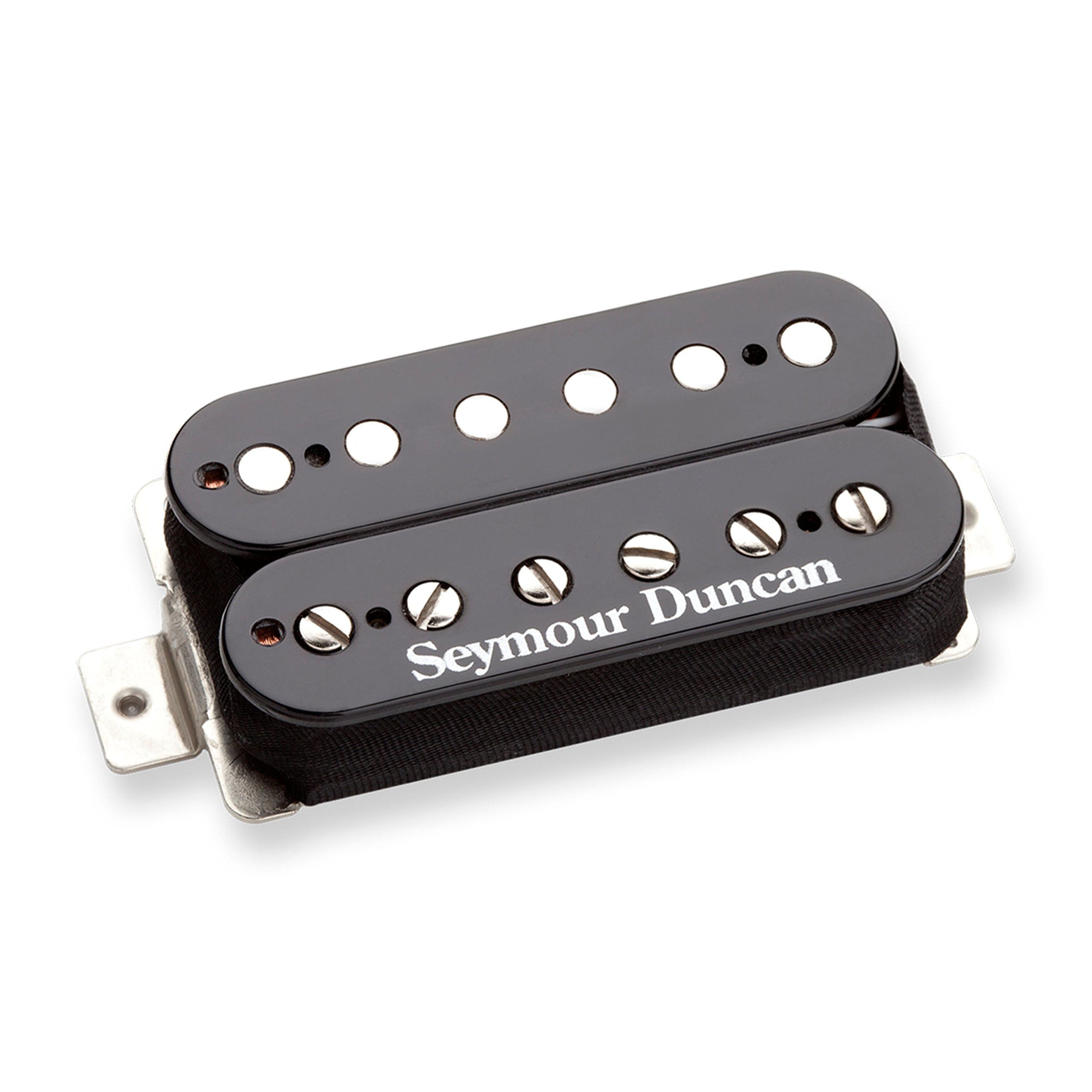 Seymour Duncan Tonabnehmer, (SH-5 Duncan Custom Black, E-Gitarre Tonabnehmer, Humbucker), SH-5 Duncan Custom Black - Humbucker Tonabnehmer für Gitarren
