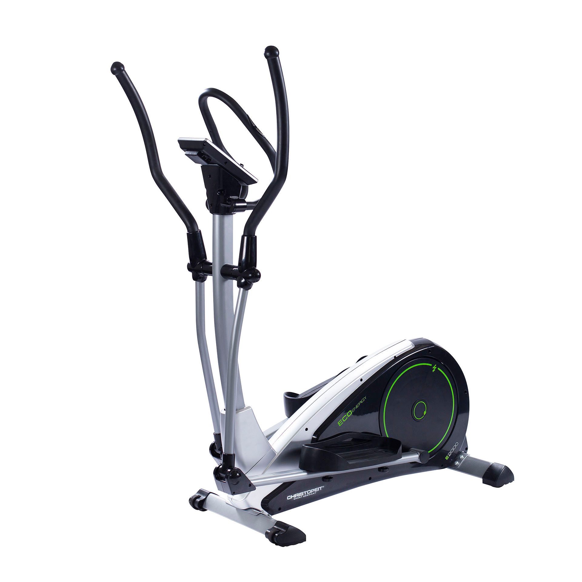 Christopeit Sport® Crosstrainer-Ergometer Eco 2000" (Fitnessgerät), 150 kg max. Benutzergewicht, 24 Widerstandsstufen