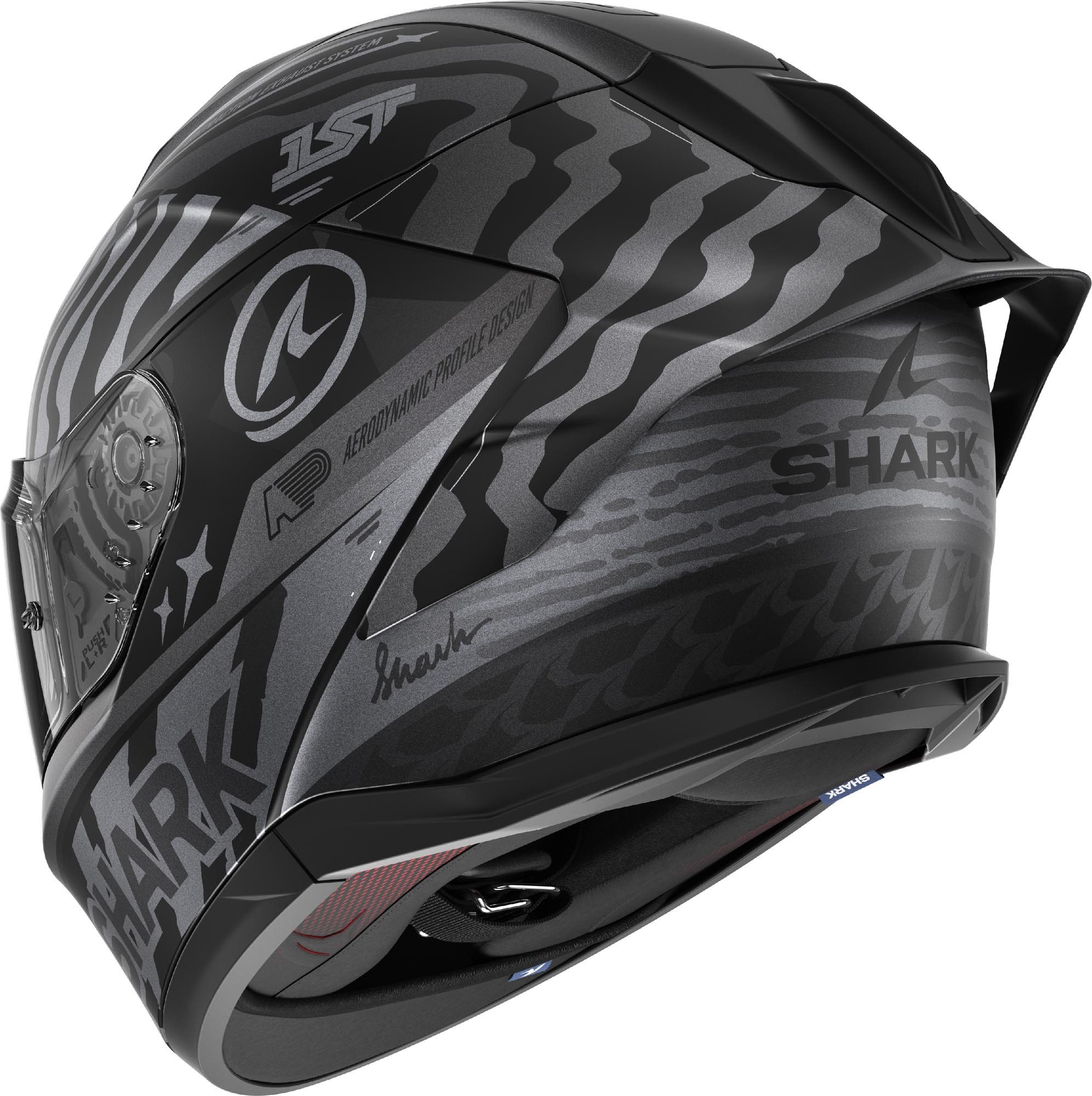 Shark Motorradhelm Skwal Cup Speed Fancy Helm, antifog beschichtet,vorbereitet für Kommunikationssystem,geeignet