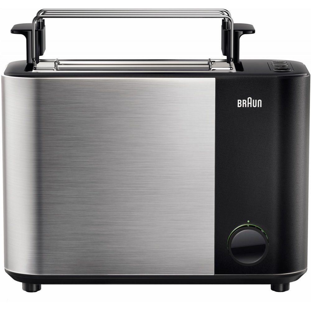 Braun Toaster HT 5010 BK Identity Collection Toaster schwarz/silber