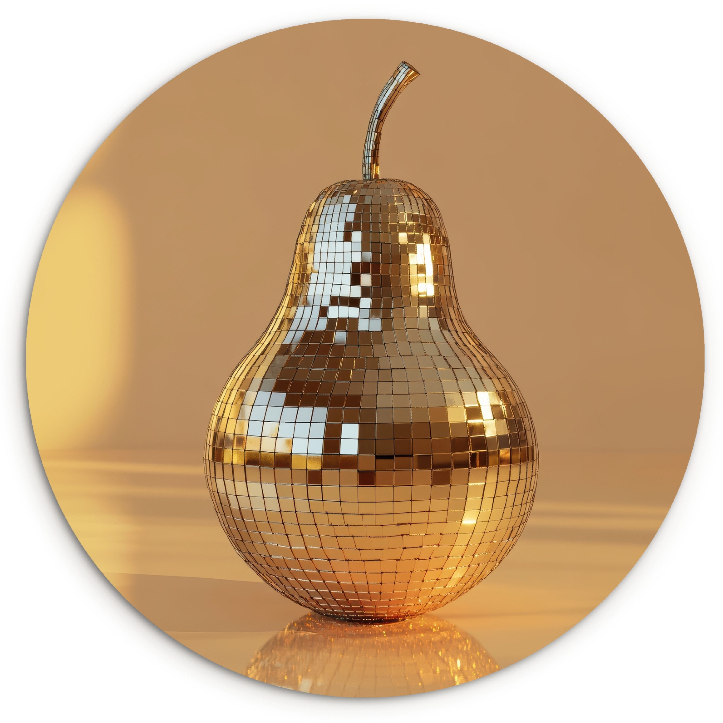 MuchoWow Gemälde Gold - Disco - günstig online kaufen