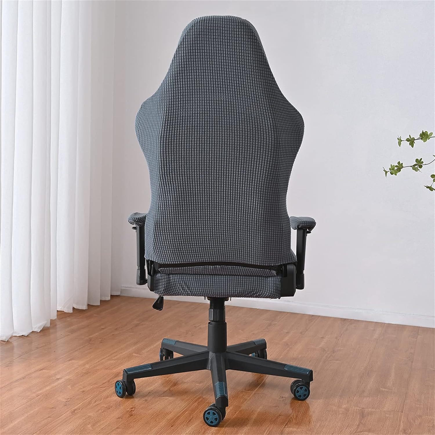 Agger Bürostuhlhusse 4Stk Gaming Stuhl Bezug Waschbar,Waschbar Gaming Stuhl Bezug, Gaming Stuhlhussen, Gaming Stuhlbezüge Anti-Rutsch – Bild 4 von 5