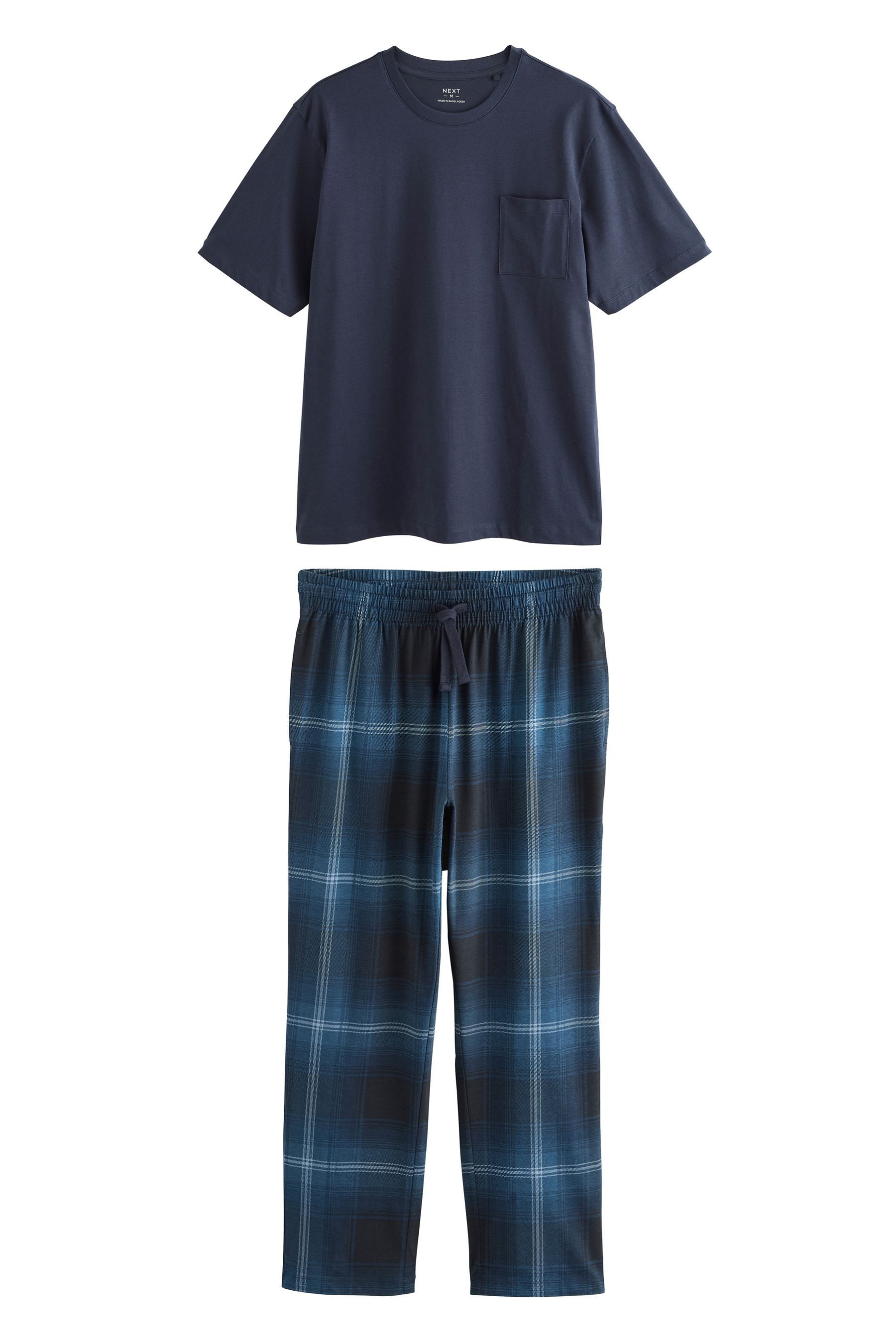 Pyjama Kurzärmeliges Jersey-Schlafanzug