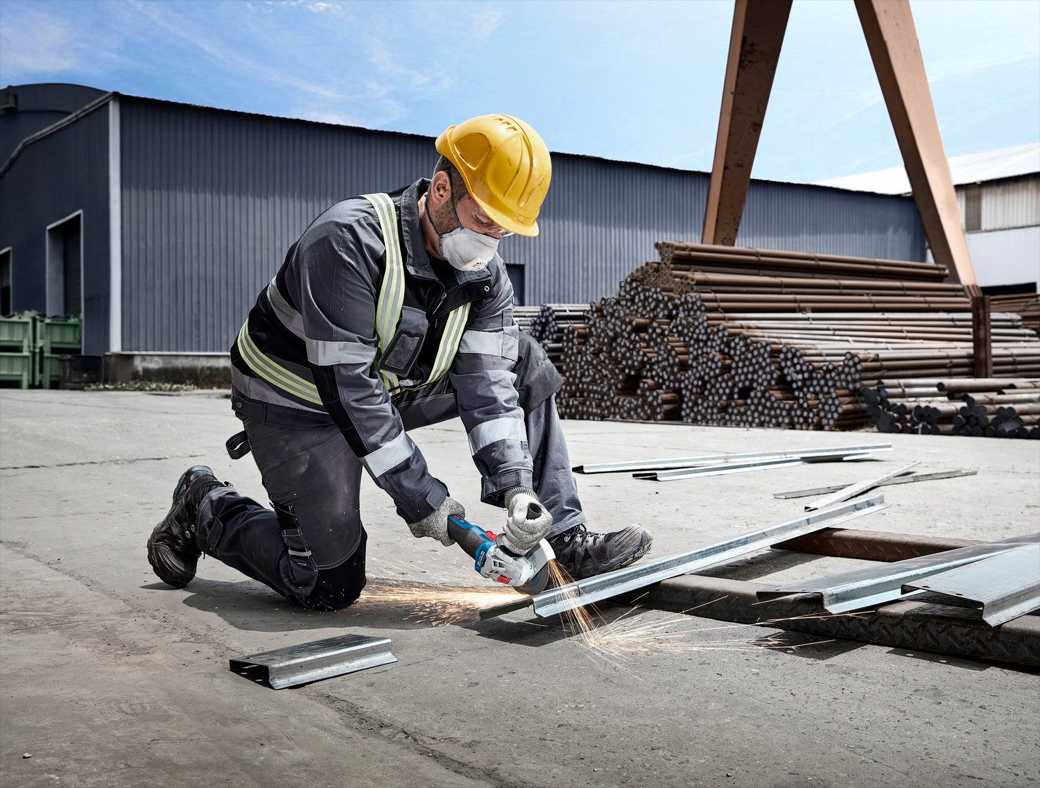 Bosch Professional Akku-Winkelschleifer »GWS 18V-8«, ohne günstig online kaufen