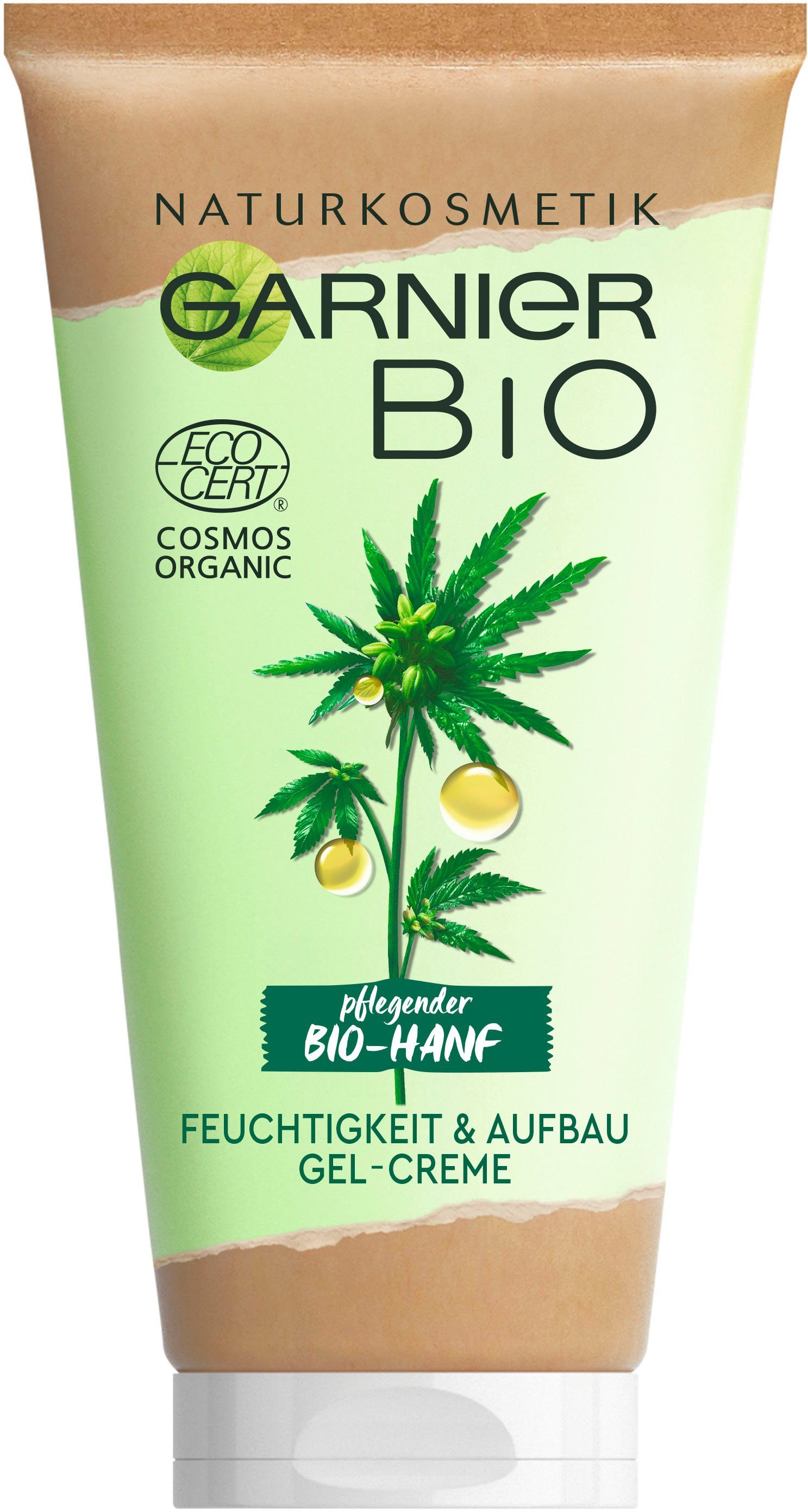 Gel-Creme, Bio-Hanf GARNIER & Naturkosmetik Feuchtigkeitscreme Aufbau Feuchtigkeit