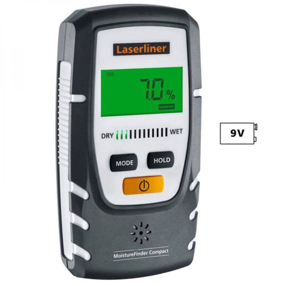 LASERLINER Laserwasserwaage Laserliner MoistureFinder Compact Materialfeuchtemessgerät