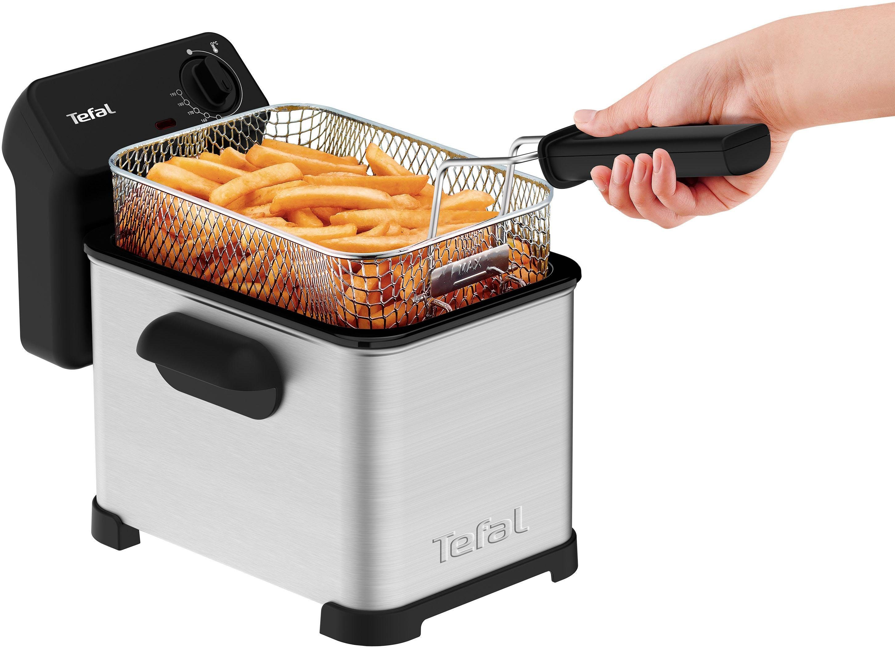 Tefal Fritteuse FR5030 Family Pro Access, 3000 W, 4 L, mit Öl, Ölbehälter herausnehmbar, Kühlzonen-Technologie