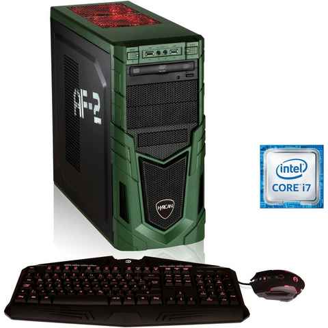 Hyrican Military Gaming 6459 Gaming-PC (Intel Core i7 9700F, RTX 2070 SUPER, 16 GB RAM, 1000 GB HDD, 480 GB SSD, Luftkühlung)
