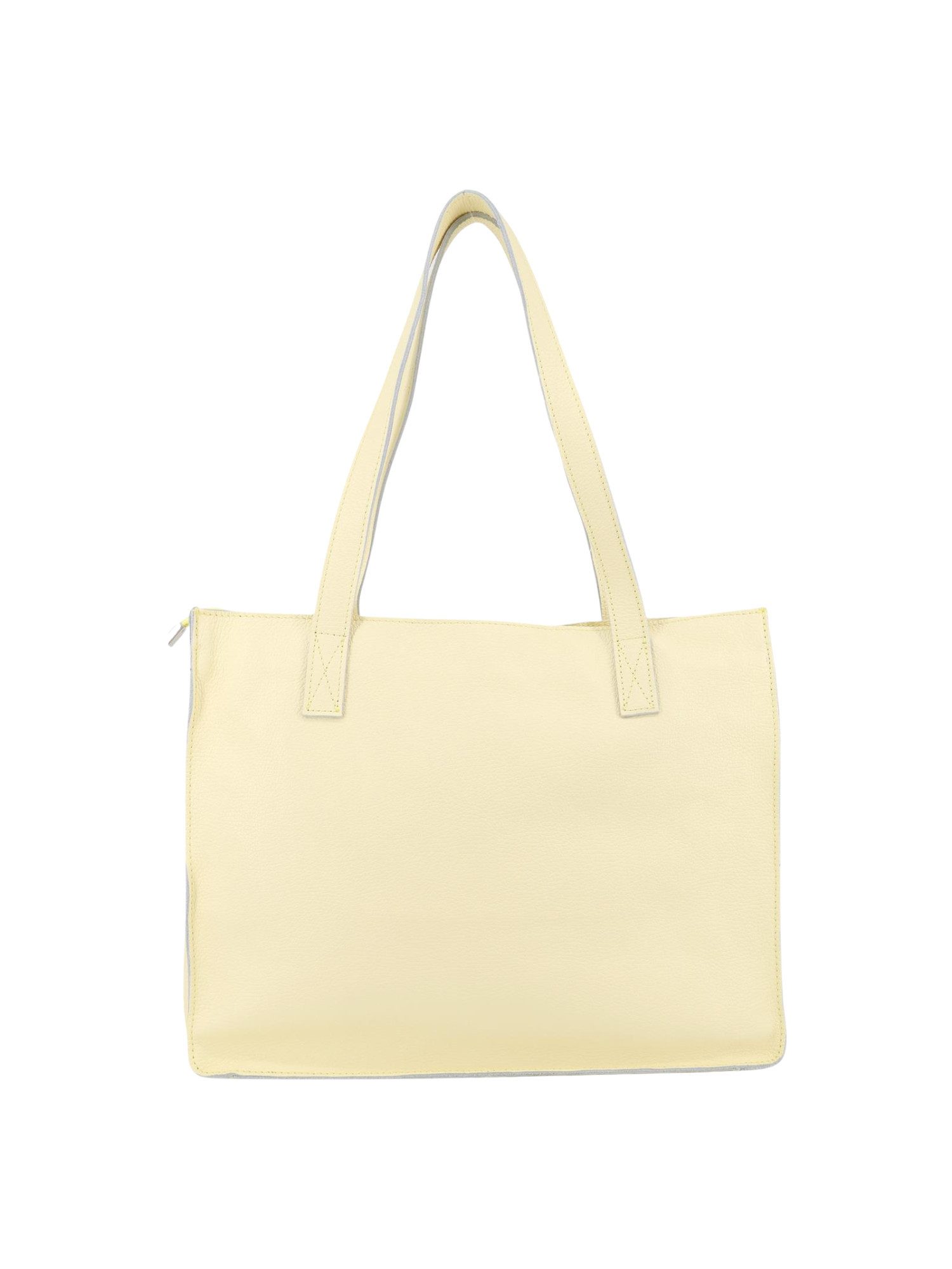 BRISE TASCHE Shopper Eleganter Leder Shopper mit Reißverschluss, 100% Echtleder, großes Hauptfach, Reißverschluss, leichte Struktur