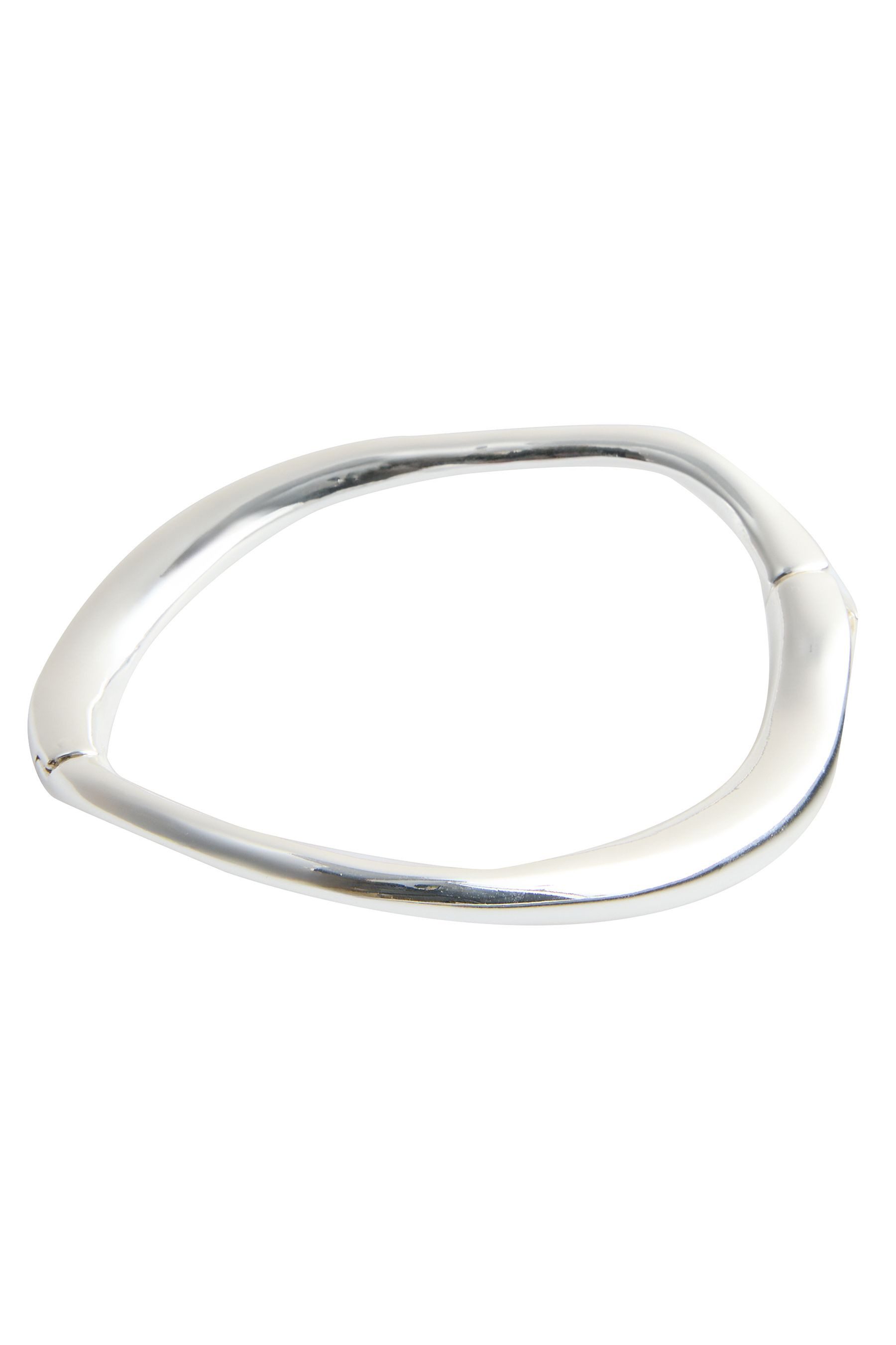 Armband Organischer Armreif mit Sterlingsilberbeschichtung