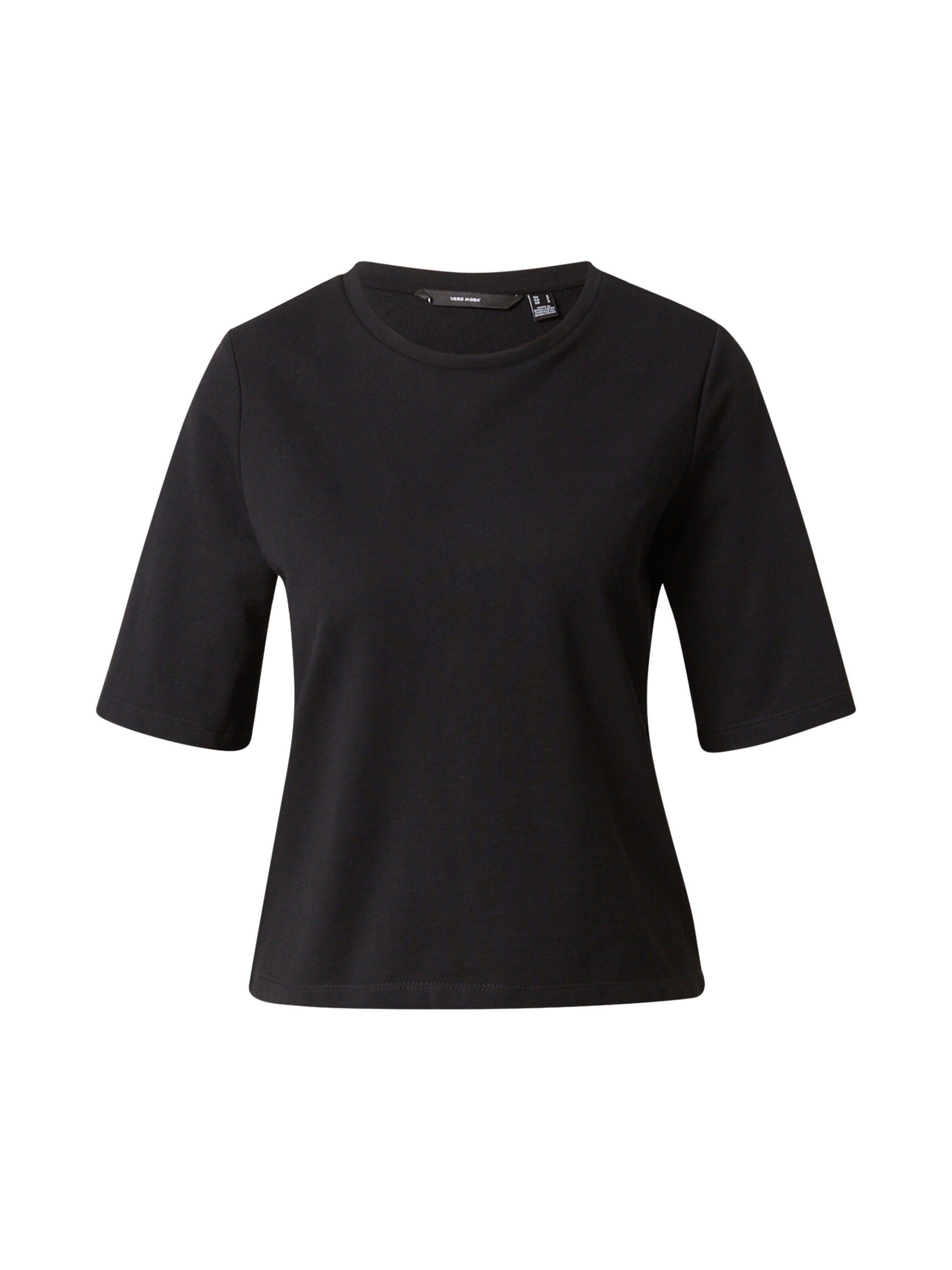 Vero Moda T-Shirt OCTAVIA (1-tlg) Plain/ohne Details,  Bündchen-/Rippstrick-Kragen