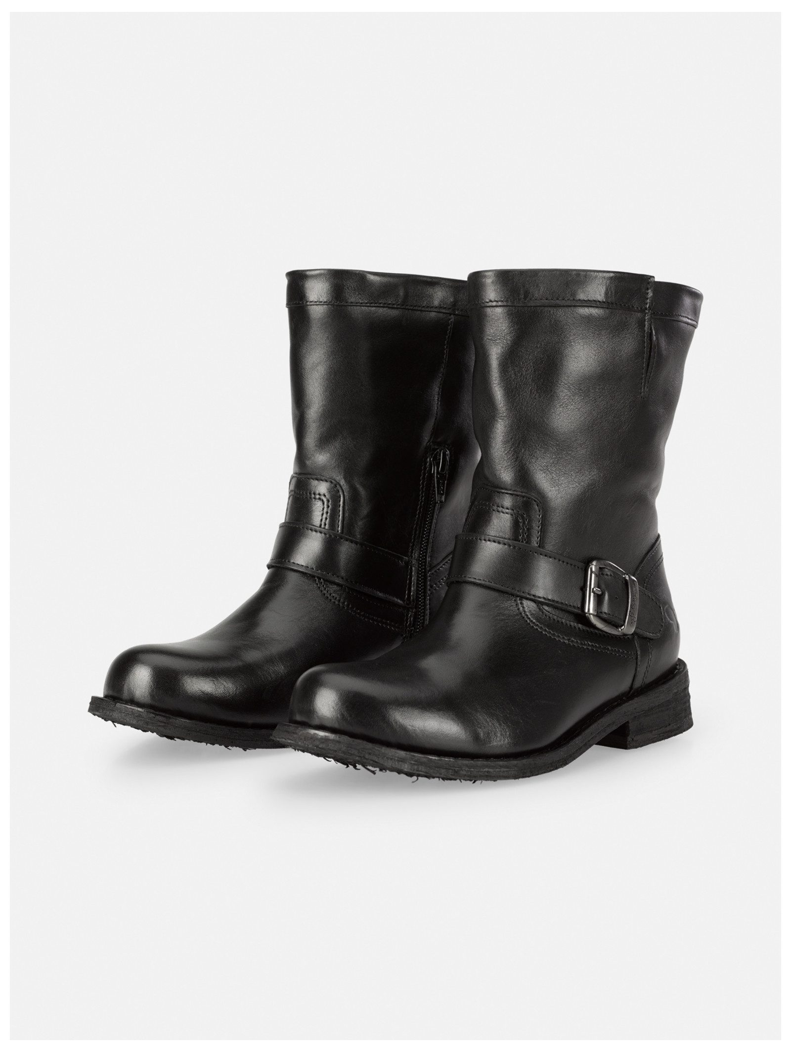 Felmini Wide Fit Stiefelette Leder . Stiefelette