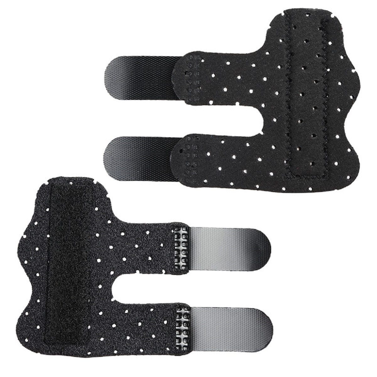 COOL-i ® Handbandage Fingerschiene verstellbar mit Aluminiumstütze, 2 Stück, Fingerbandage stabilisierend, atmungsaktiv, für Alltag & Arbeit