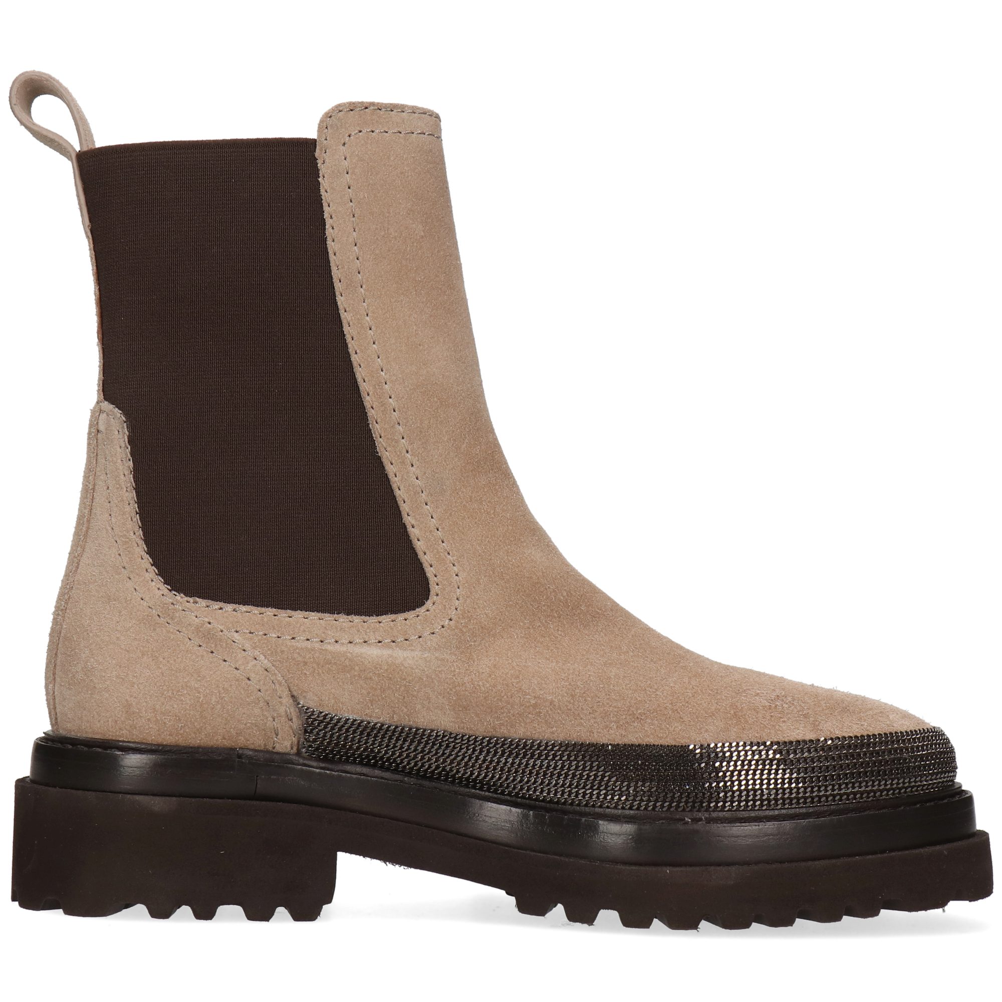 Melvin & Hamilton Leonie 27 Leder-Chelsea Boots für Damen Stiefelette Plateausohlen, Echtes Leder