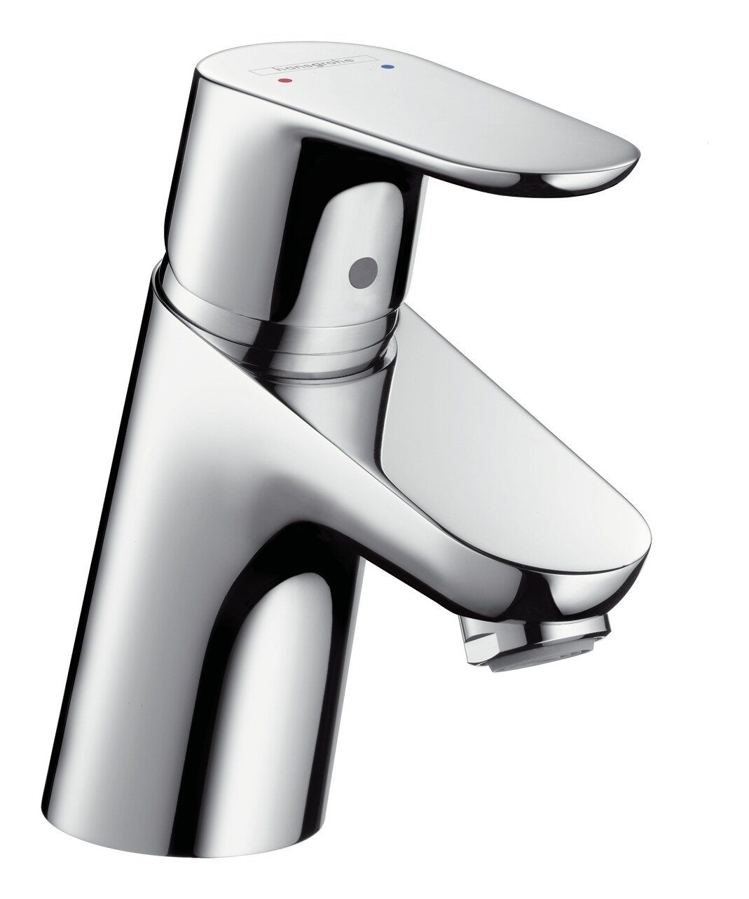 hansgrohe Waschtischarmatur Focus 70 Einhebel-Waschtischmischer mit Zugstangen-Ablaufgarnitur - Chrom