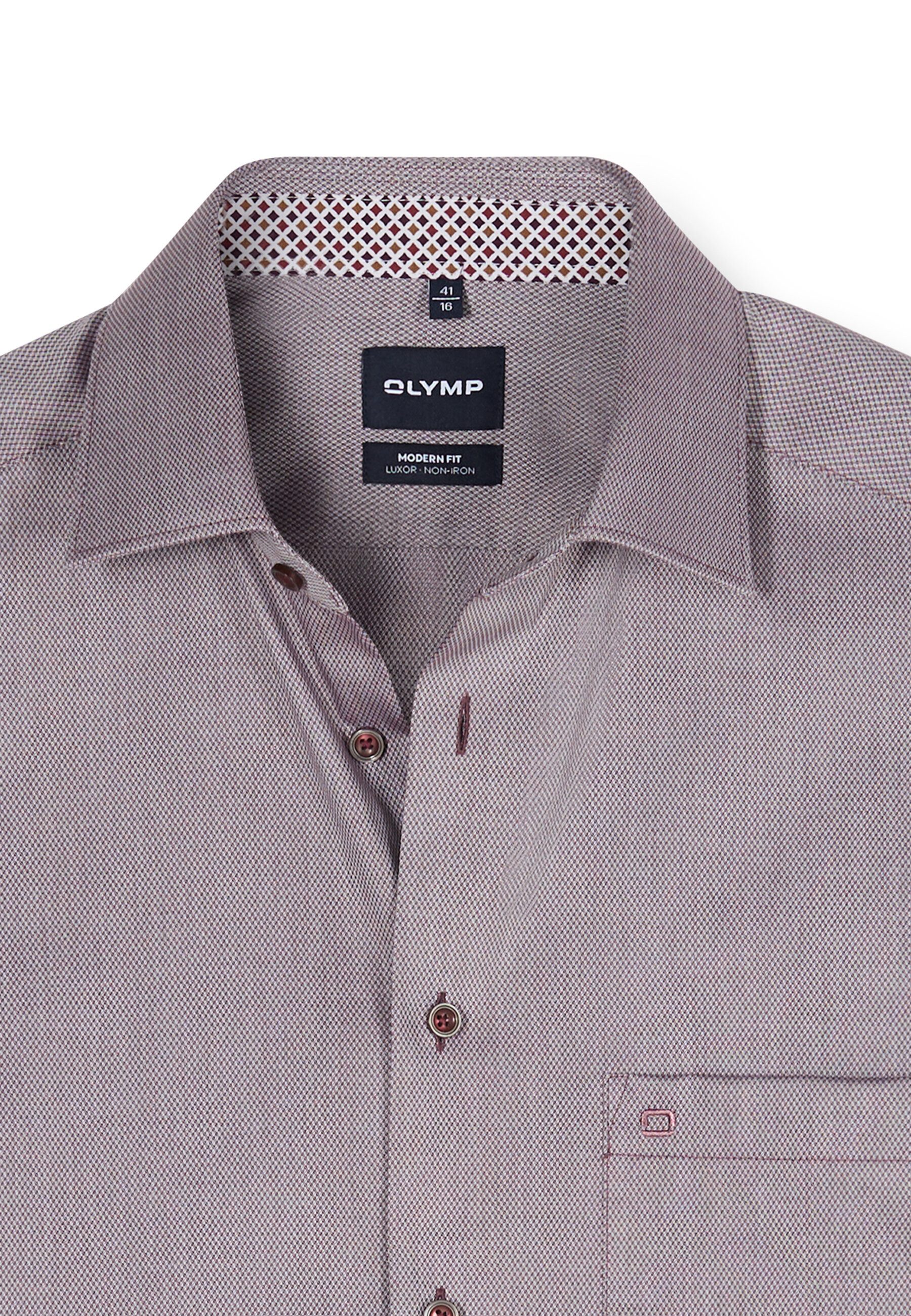 OLYMP Businesshemd OLYMP Luxor, Modern Fit, New Kent mit extra langem Arm
