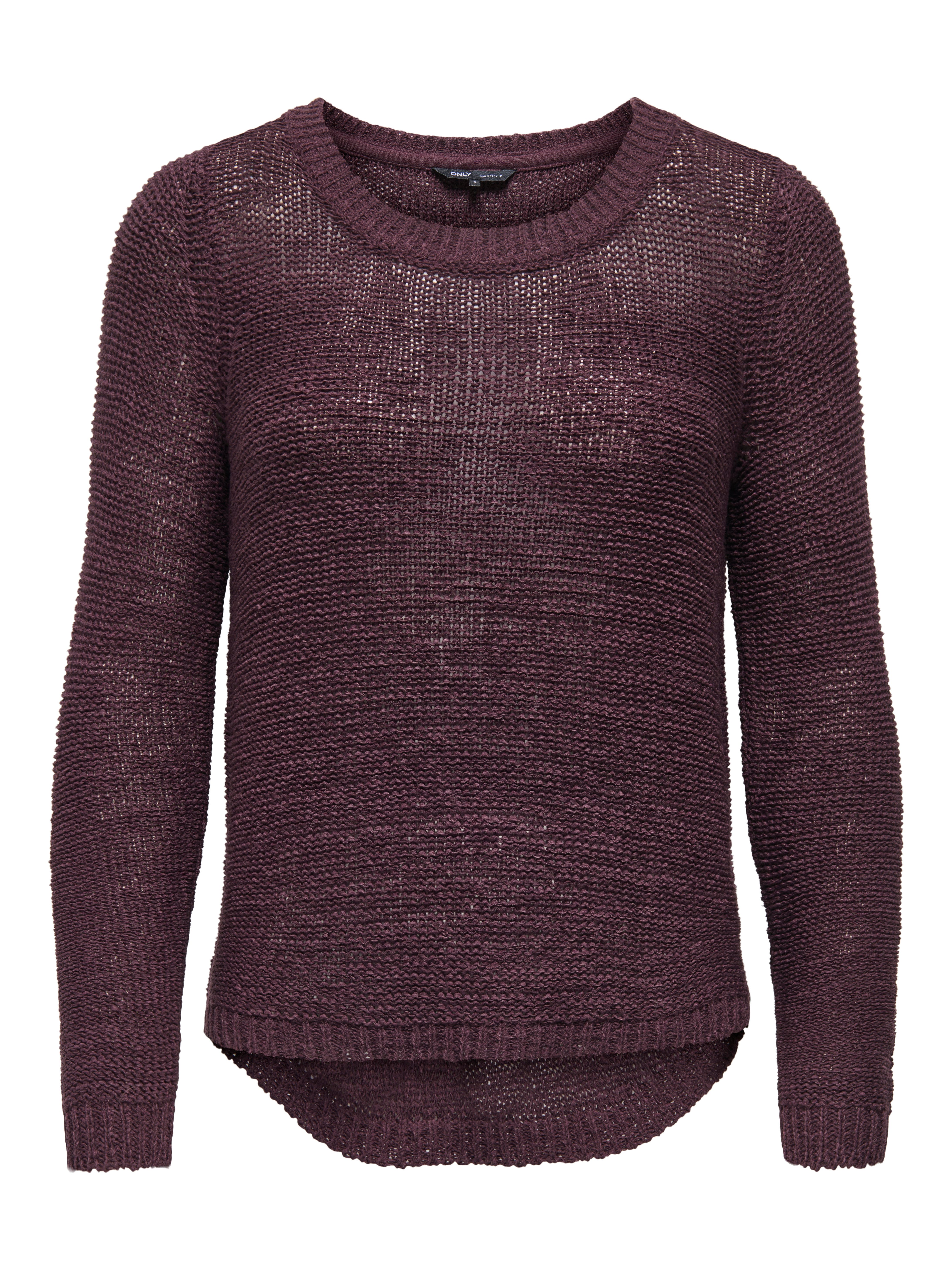 ONLY Strickpullover ONLGEENA XO L/S PULLOVER KNT NOOS Materialmix, regular fit