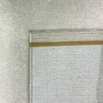 Teppich Eleganter Designer Teppich mit Gold Silber Lichteffekt, Teppich-Traum, rechteckig, Höhe: 8 mm