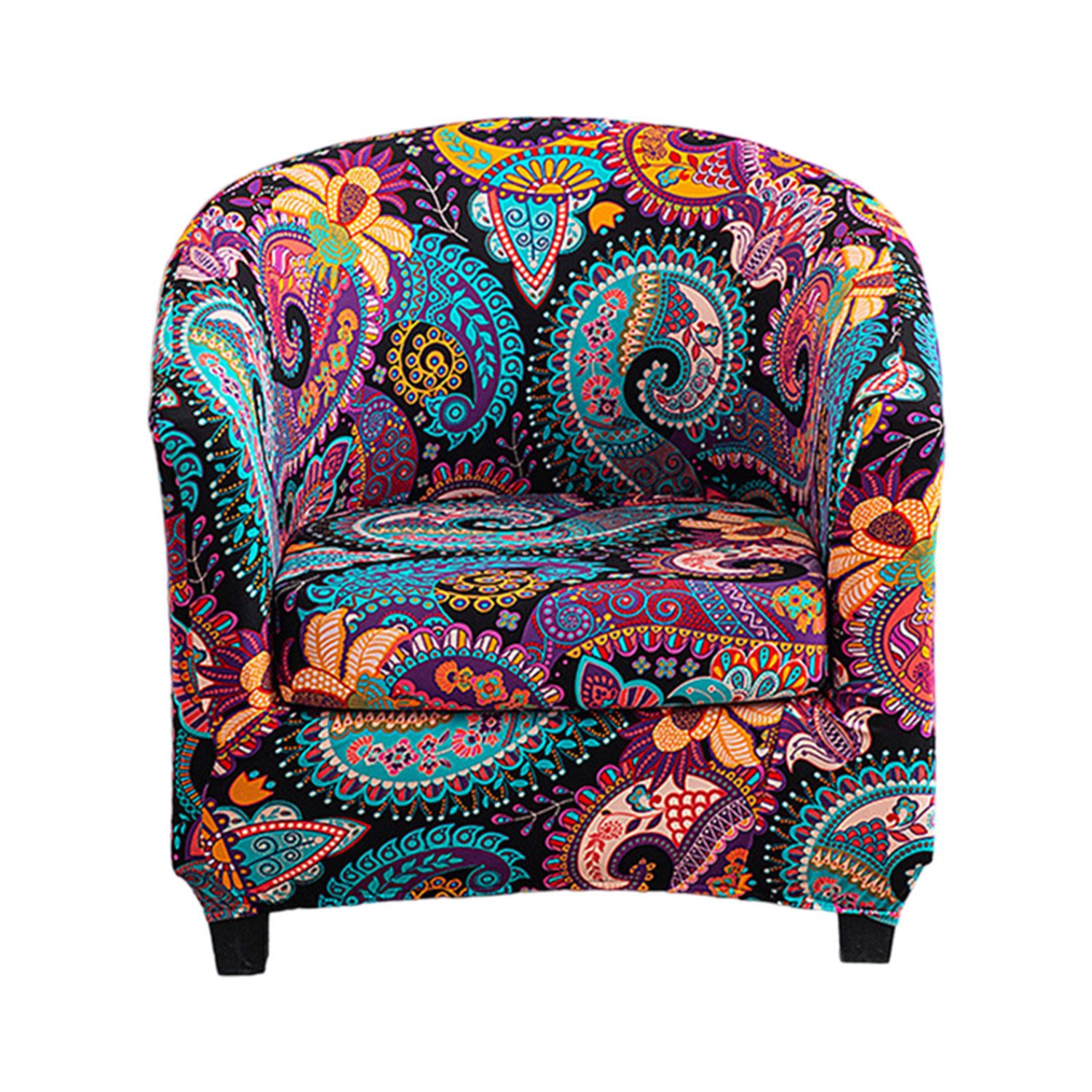 Refttenw Sofahusse 1 Sitzer Elastizität Sofabezug Bedruckter Stuhlbezug mit günstig online kaufen