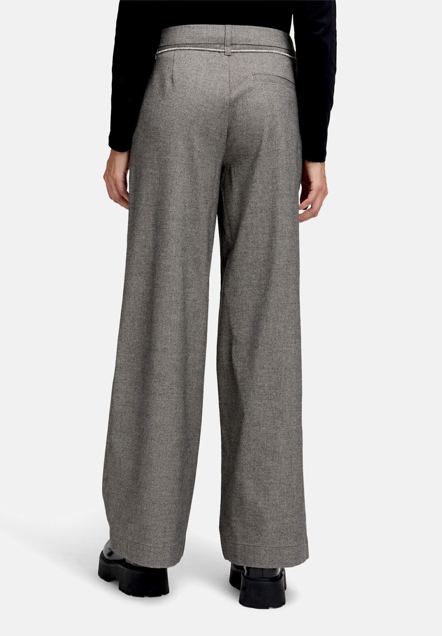 Cartoon Stoffhose Damen mit Bindegürtel
