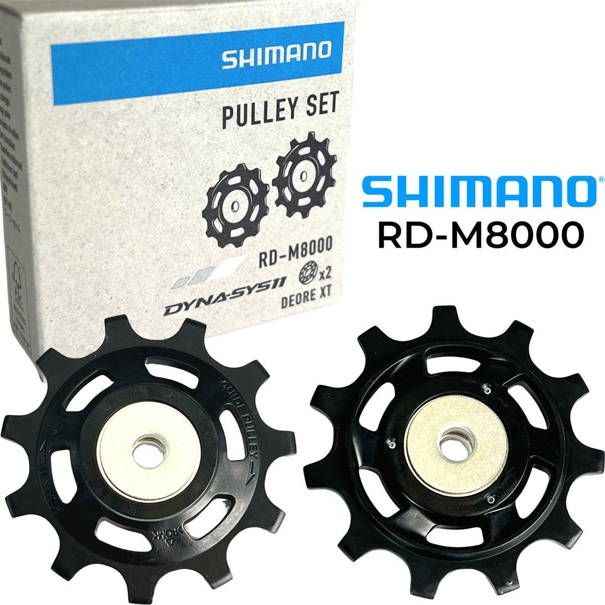Fahrradkurbel Shimano Fahrrad Schaltwerk Ersatz Schaltrollensatz RD-M8000 Deore XT