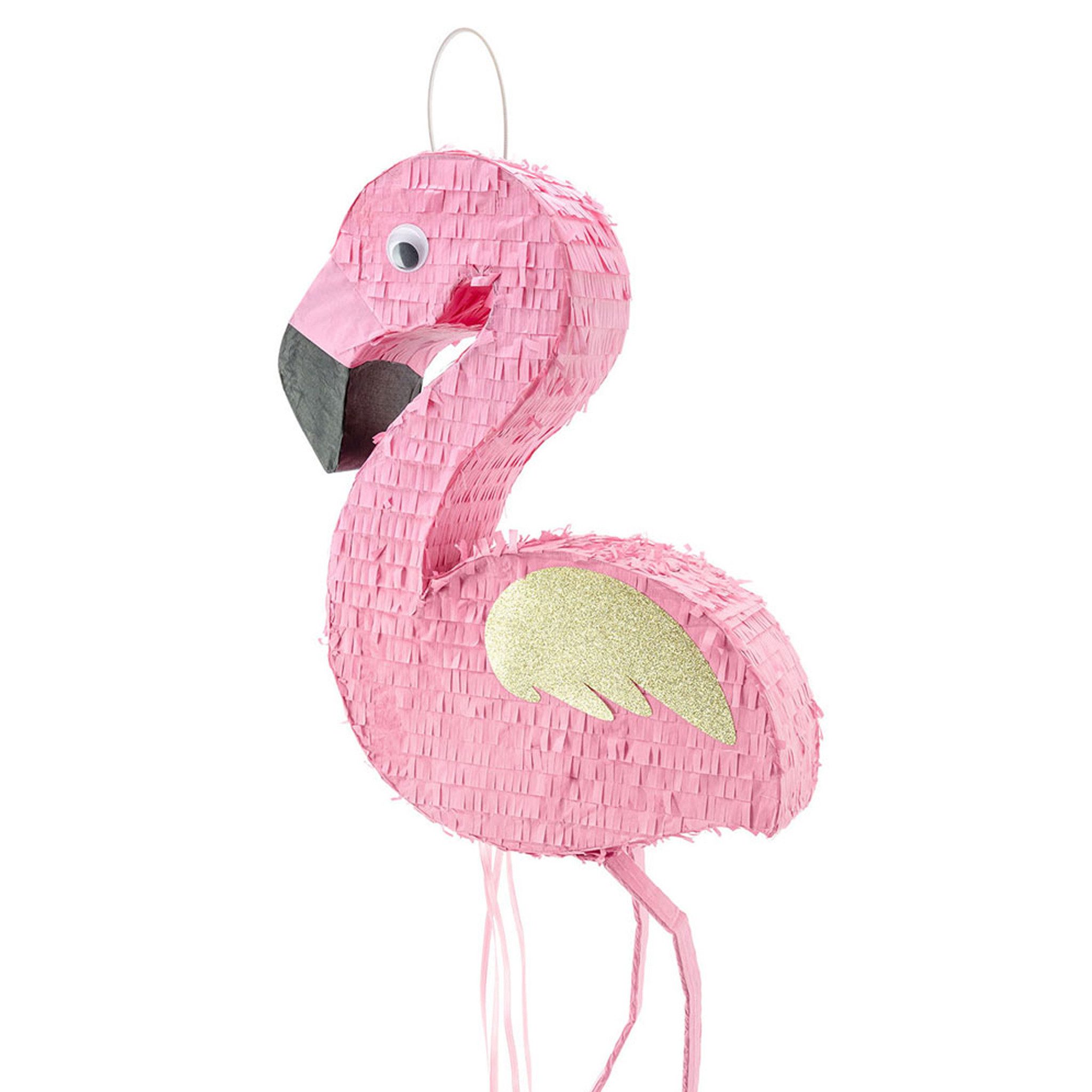 partydeco Pinata, Piñata 55x25x8cm Flamingo zum Befüllen Rosa
