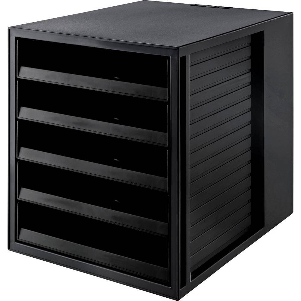 80-100 schwarz HAN Schubladenbox SCHRANK-SET, aus Schubladenbox %