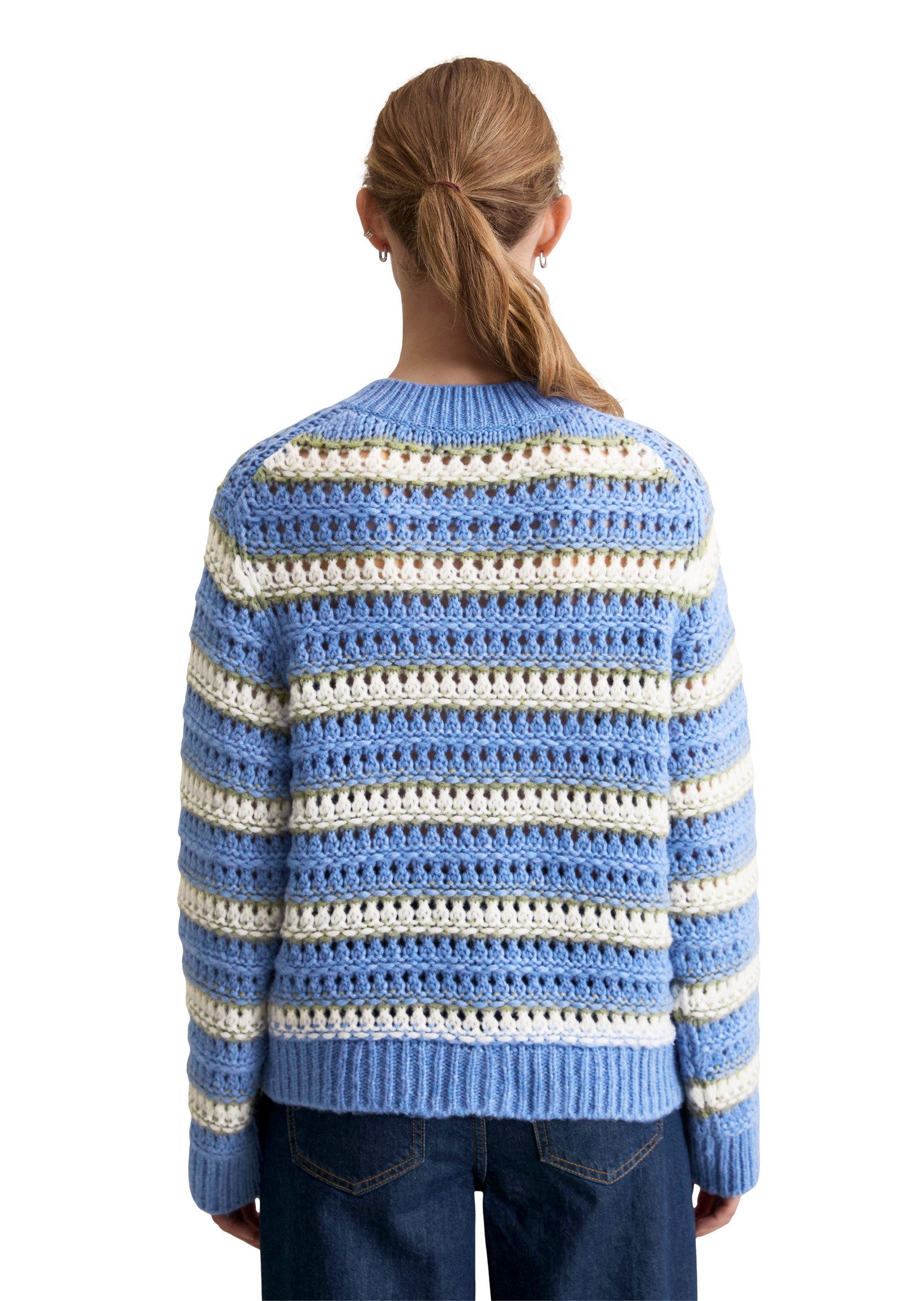 Marc O'Polo DENIM Cardigan aus softem Schurwolle-Mix