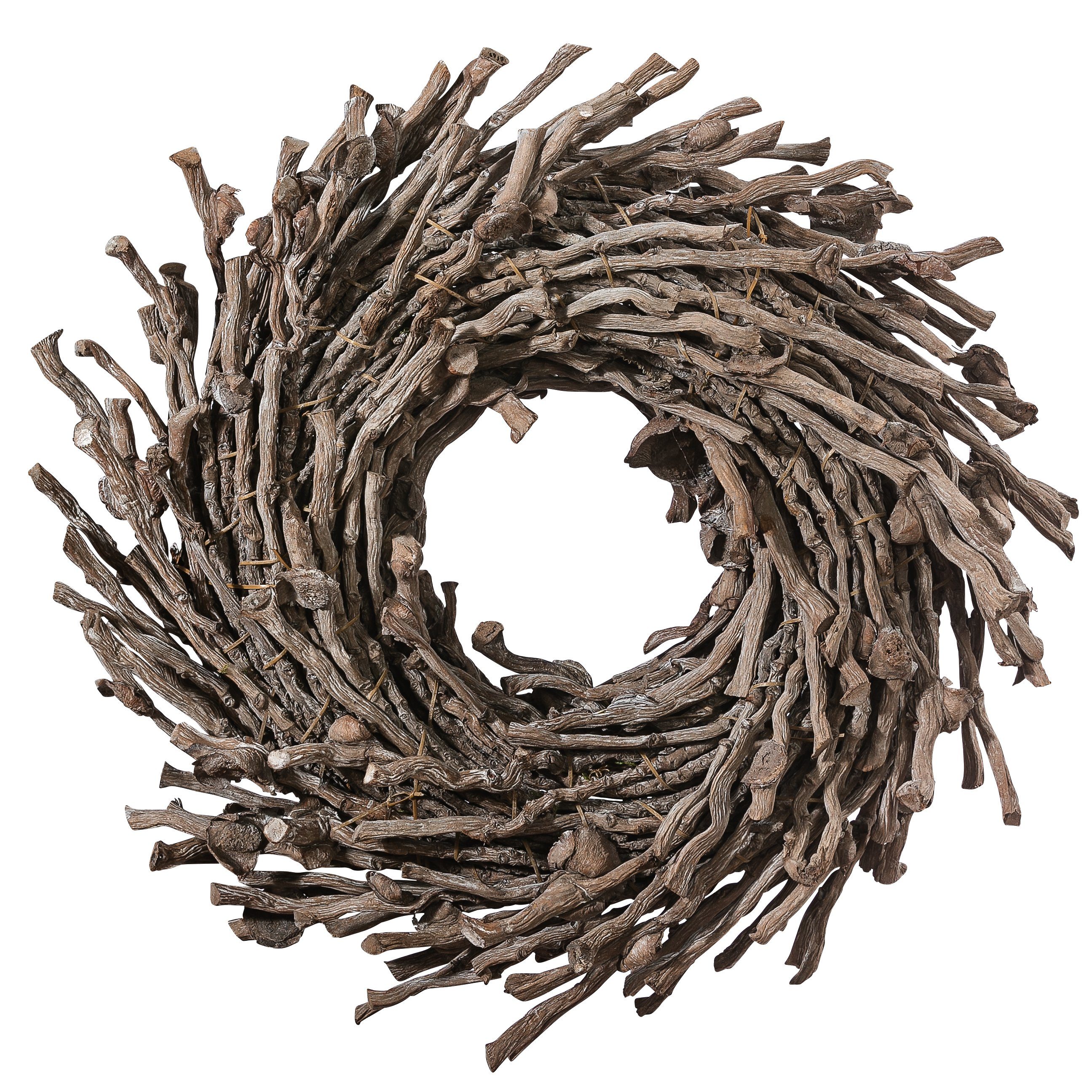 Dehner Dekokranz Kranz Helios, Ø 40 cm, Naturmaterial, braun, Dekokranz, Re günstig online kaufen