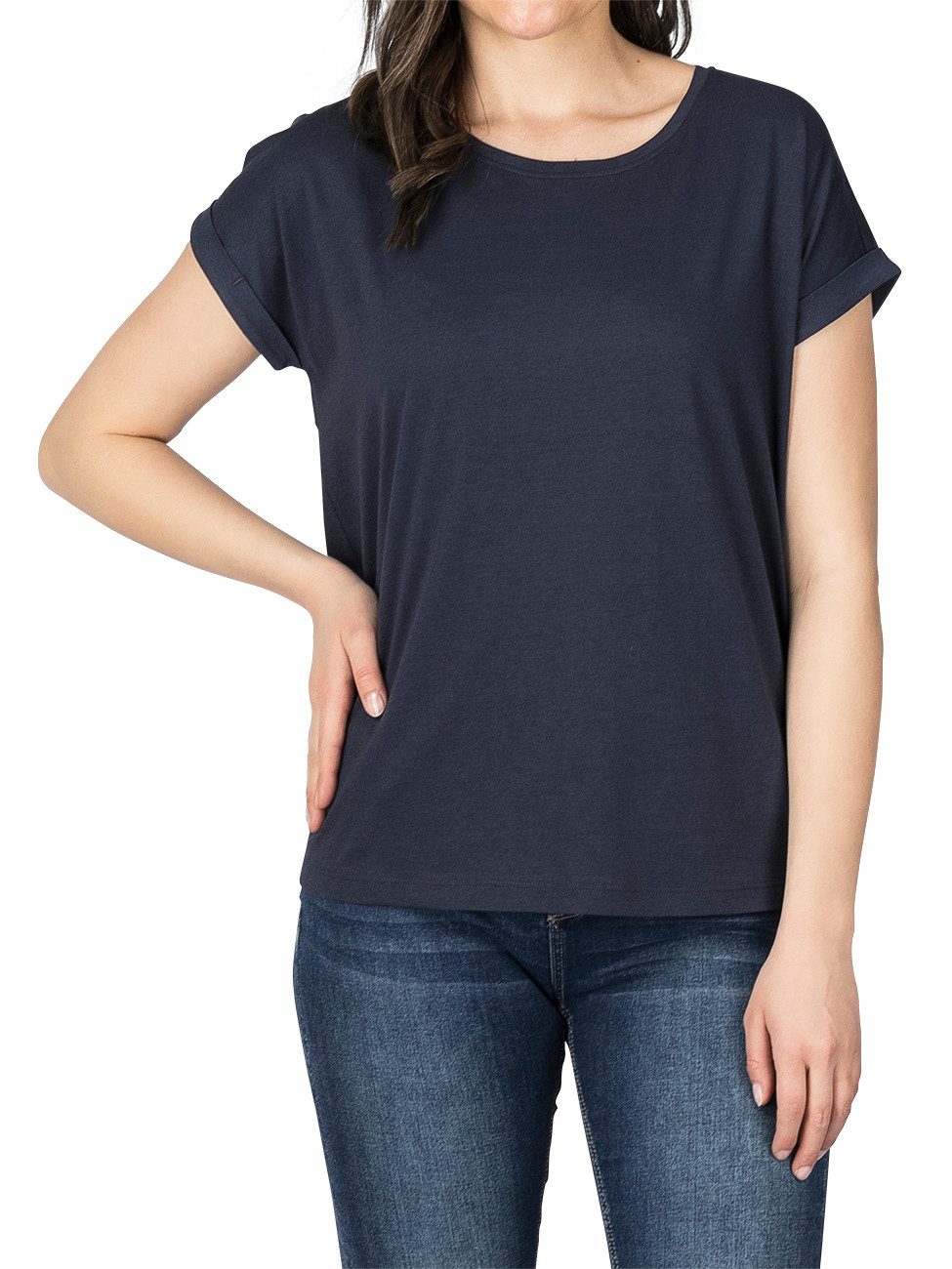 DENIMFY T-Shirt Damen Top DFSophie Regular günstig online kaufen