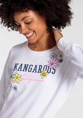 KangaROOS Sweatshirt mit großem Label Print - NEUE-KOLLEKTION