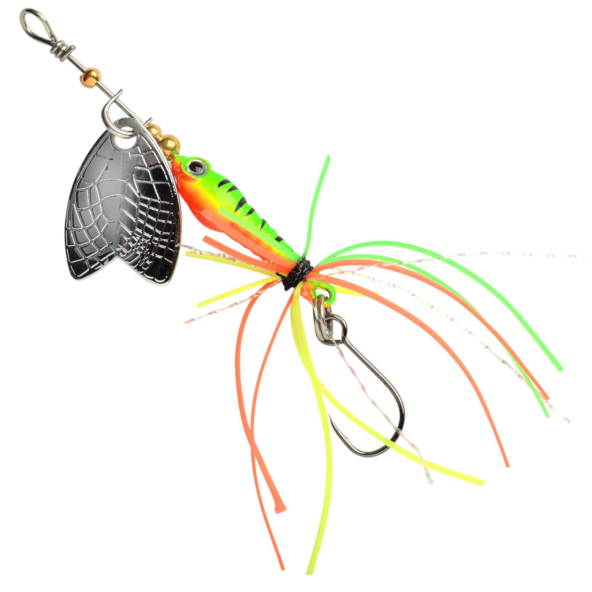 Kunstköder Spro 5cm 4g Larva Mayfly Micro Spinner mit Einzelhaken - Spinnköder