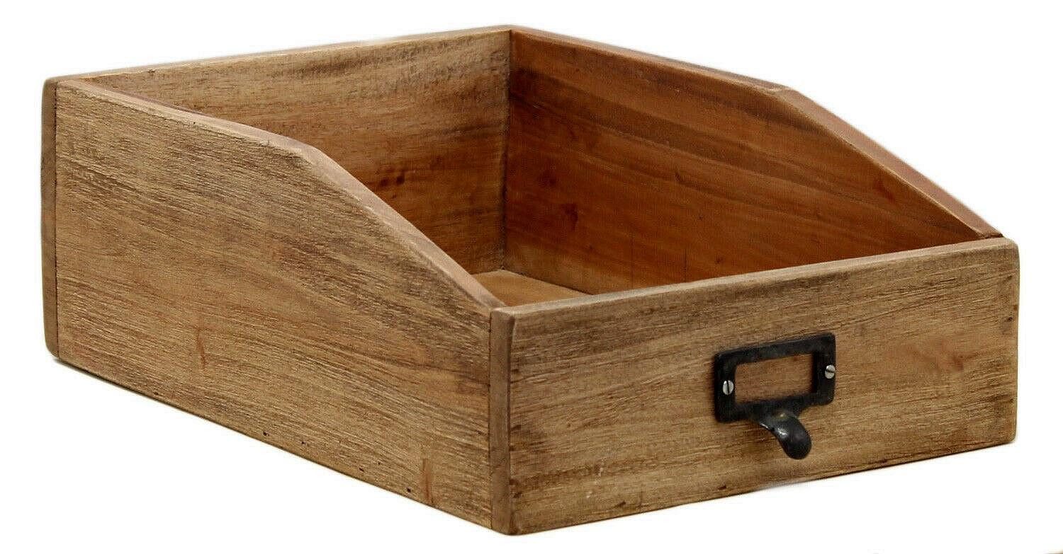 WestCraft Aufbewahrungsbox Stapelbare Holz Apotheker Schubladen Vintage aus günstig online kaufen